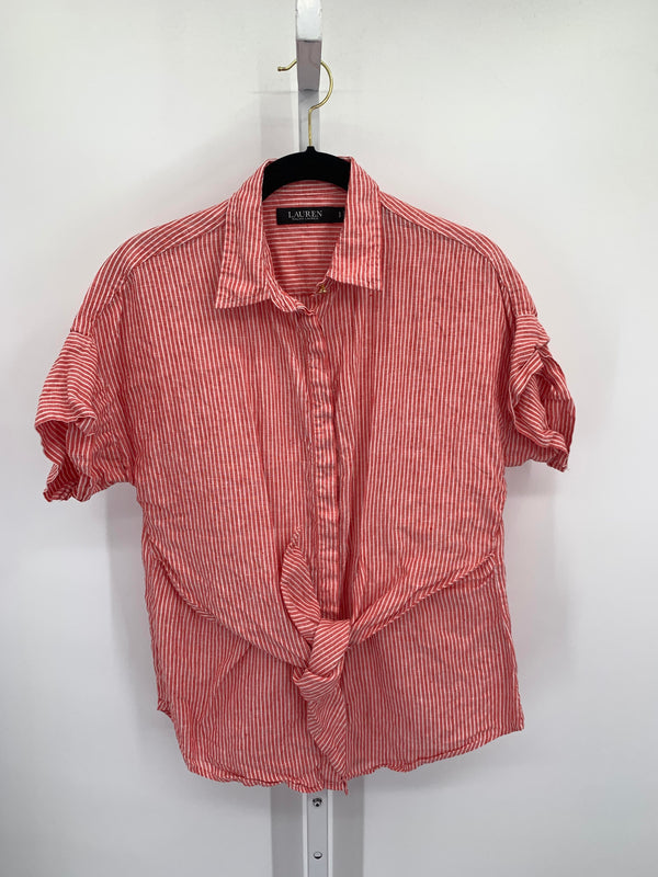 Ralph Lauren Size Small Misses Short Sleeve Shirt