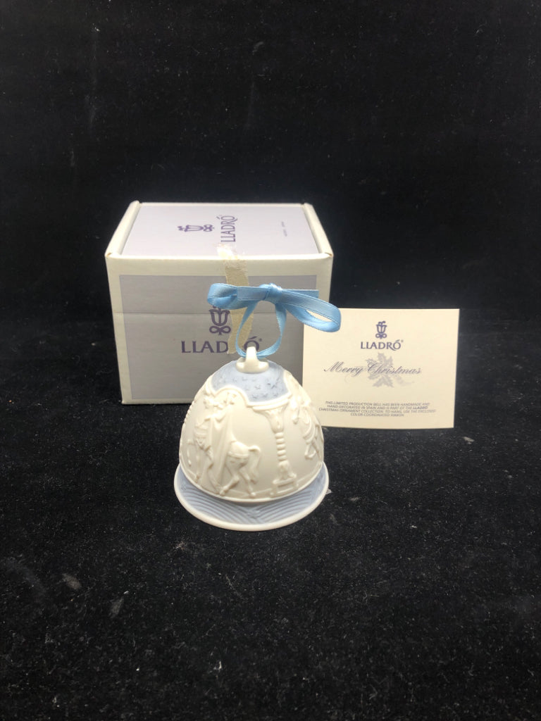 LLADRO CAMPANITA NAVIDAD 1990 CHRISTMAS BELL IN BOX.