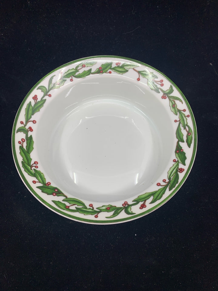 DANSK CHRISTMAS HOLIDAY HARVEST FRUIT BOWL.