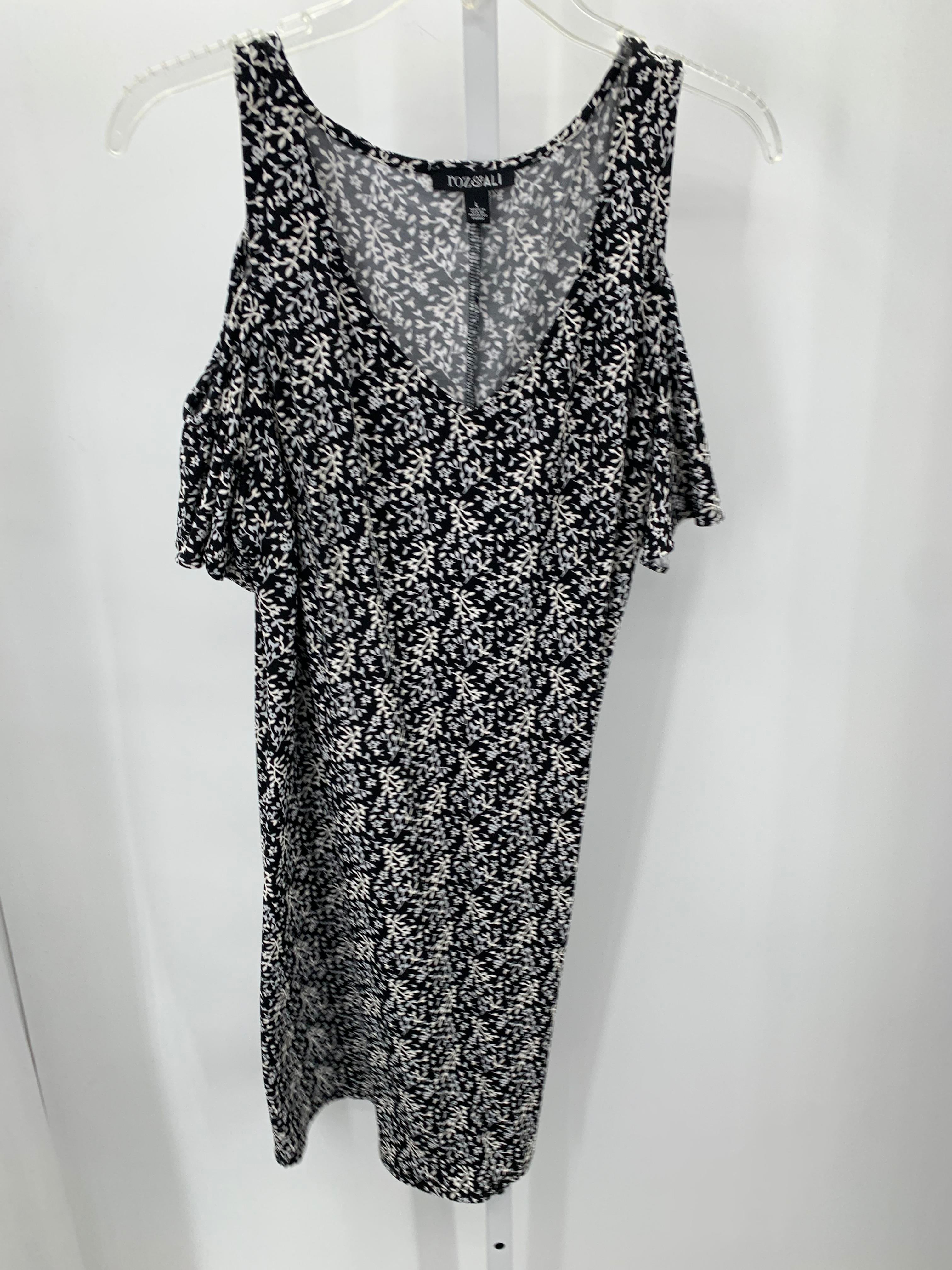 Roz & Ali Size Large Misses Short Sleeve Dress