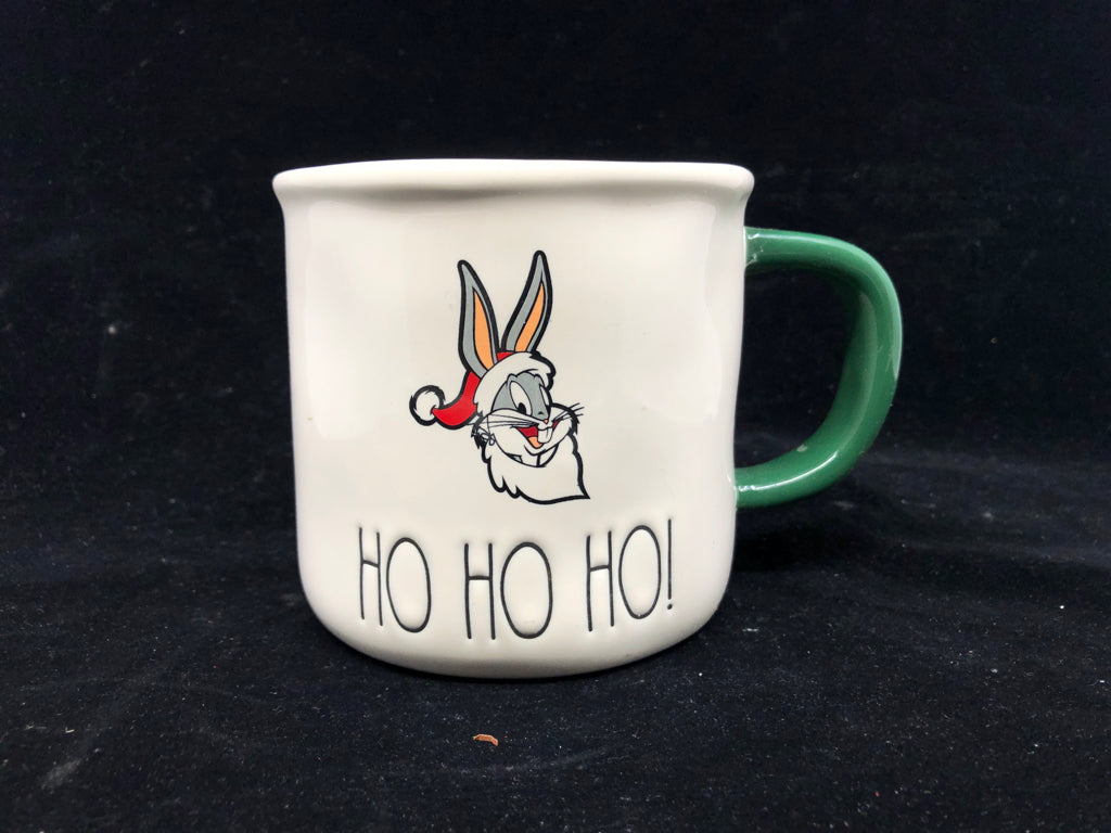 RAE DUNN BUGS BUNNY "HOHOHO" MUG.