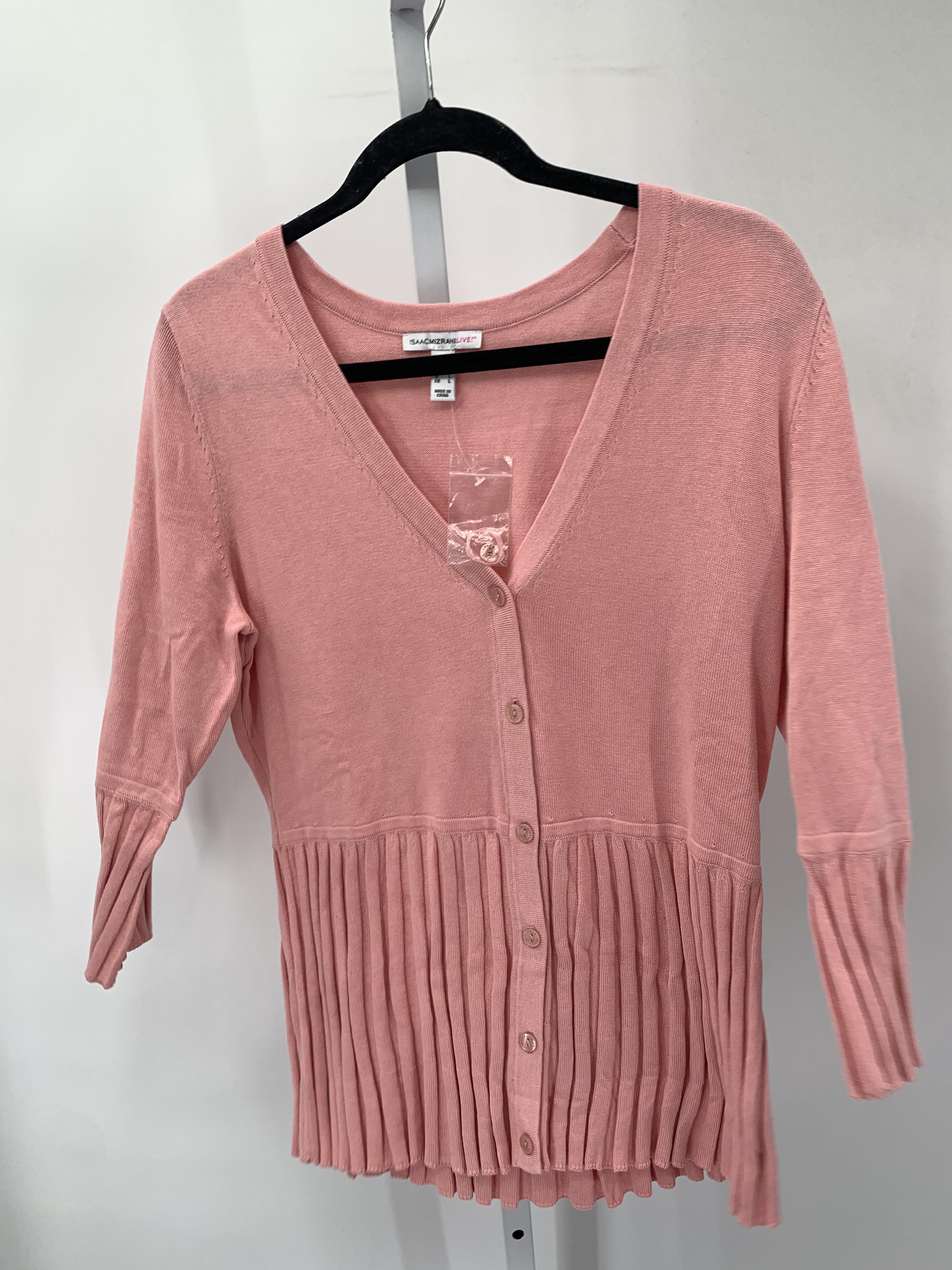 Isaac Mizrahi Size Medium Misses 3/4 Sleeve Sweater