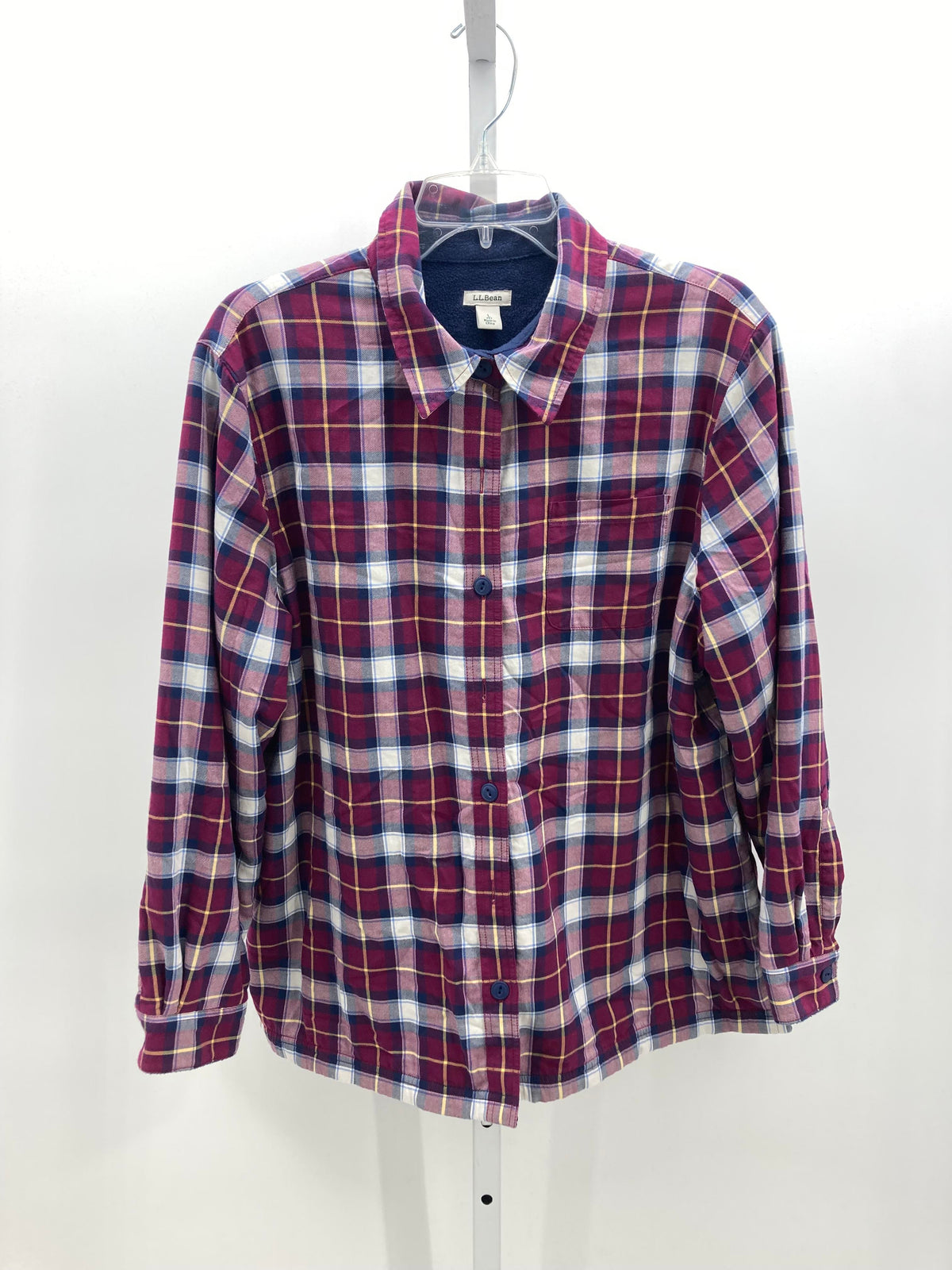 LL Bean Size Large Petite Petite Long Sleeve Shirt