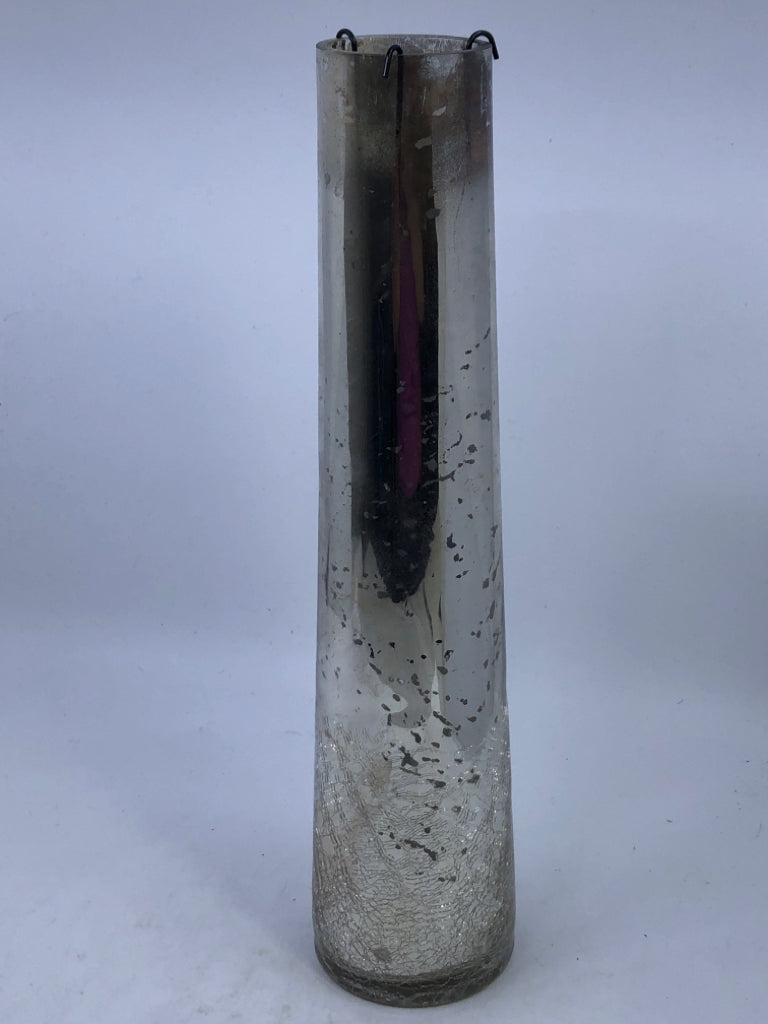 MERCURY GLASS TEA LIGHT HOLDER.