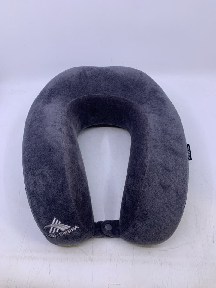 DARK GREY NECK PILLOW.