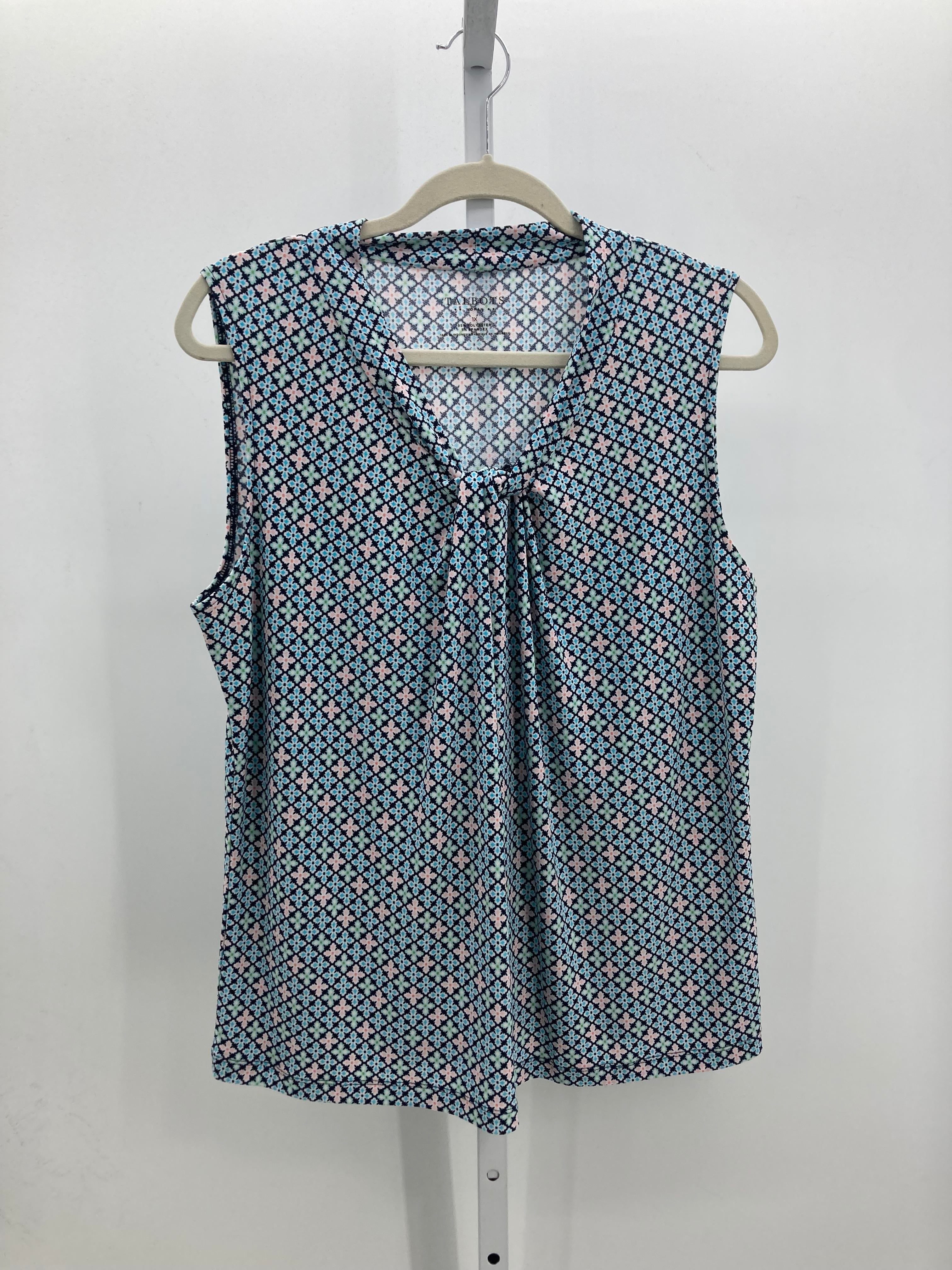 Talbots Size 1X Womens Sleeveless Shirt