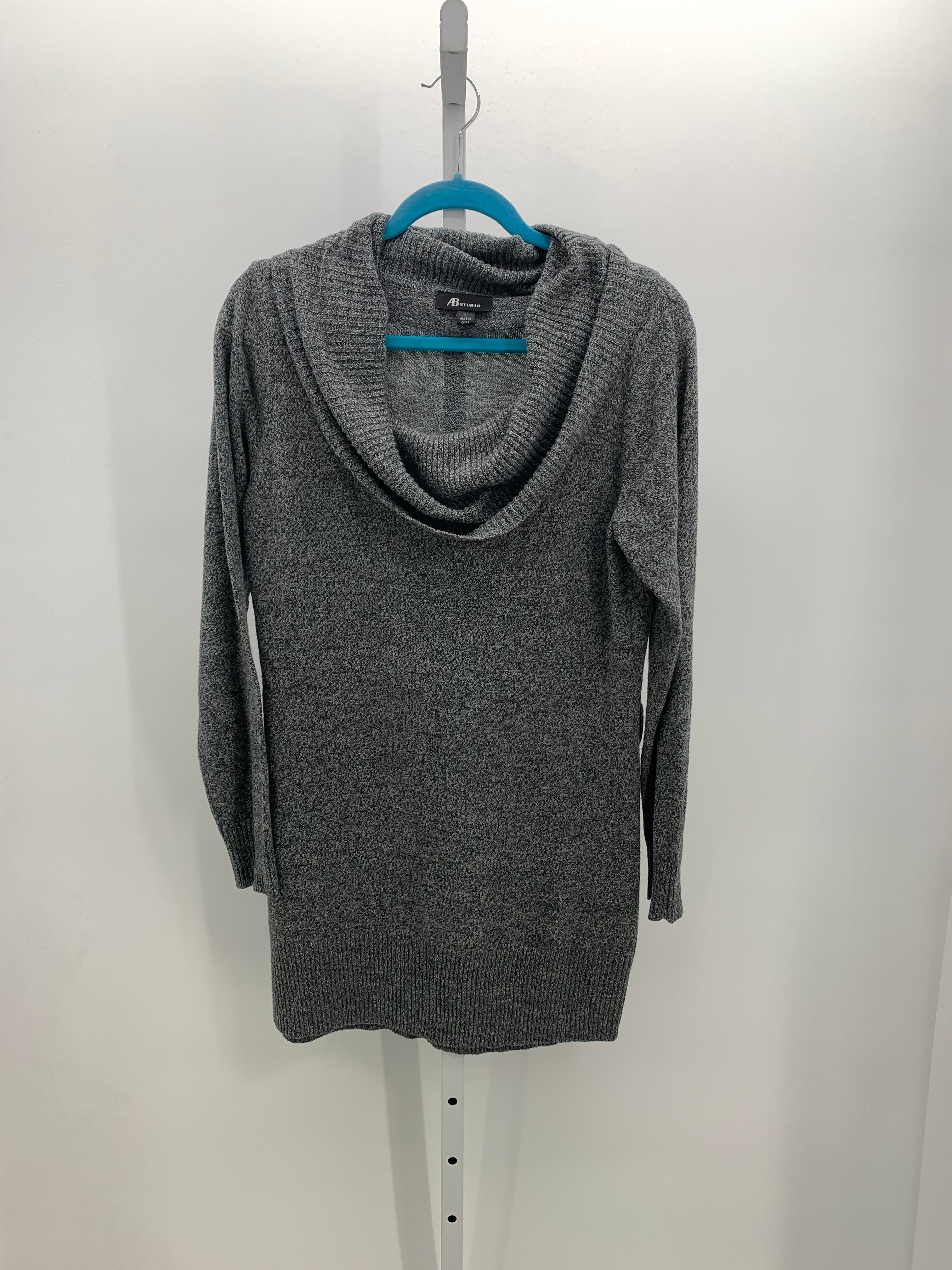 Ab Studio Size Large Misses Long Sleeve Dress
