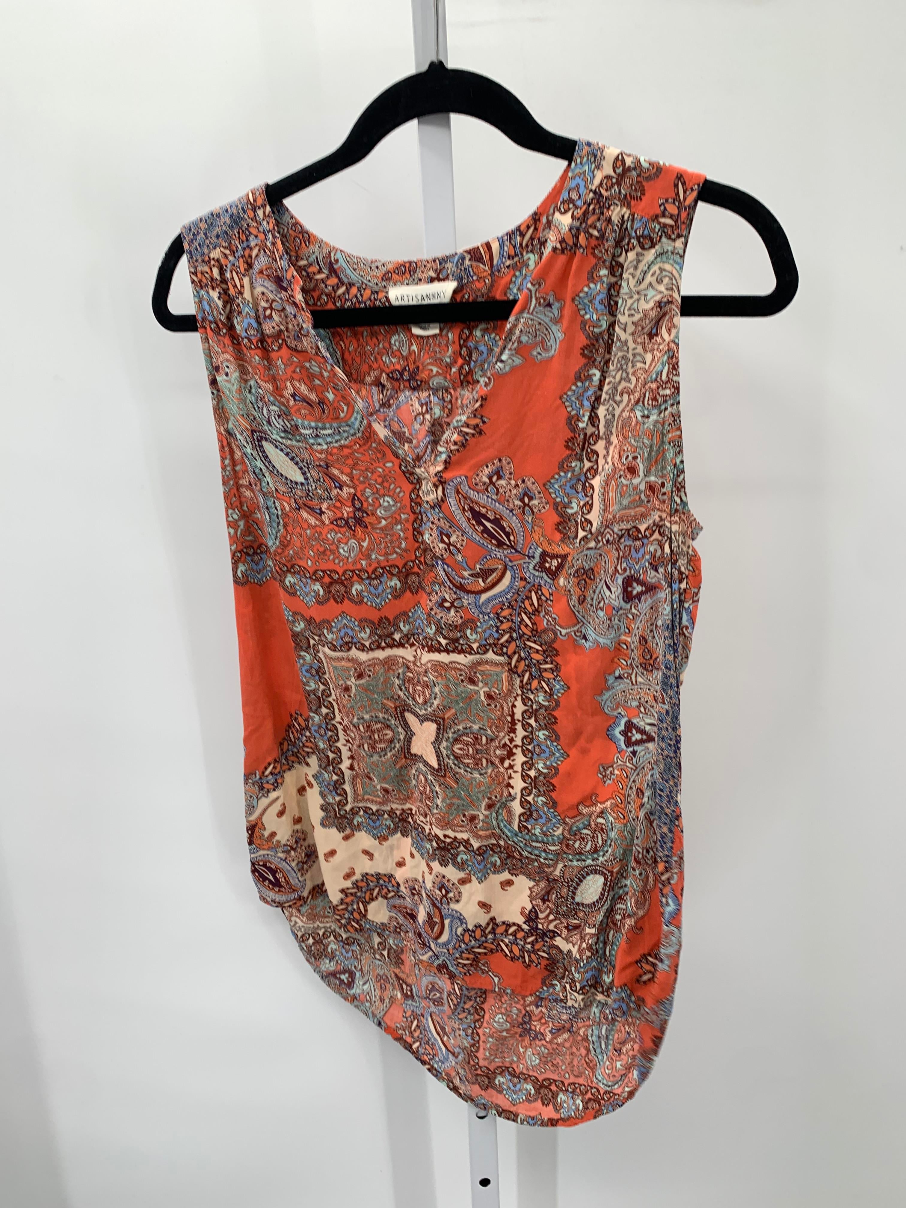 Artisan NY Size Small Misses Sleeveless Shirt