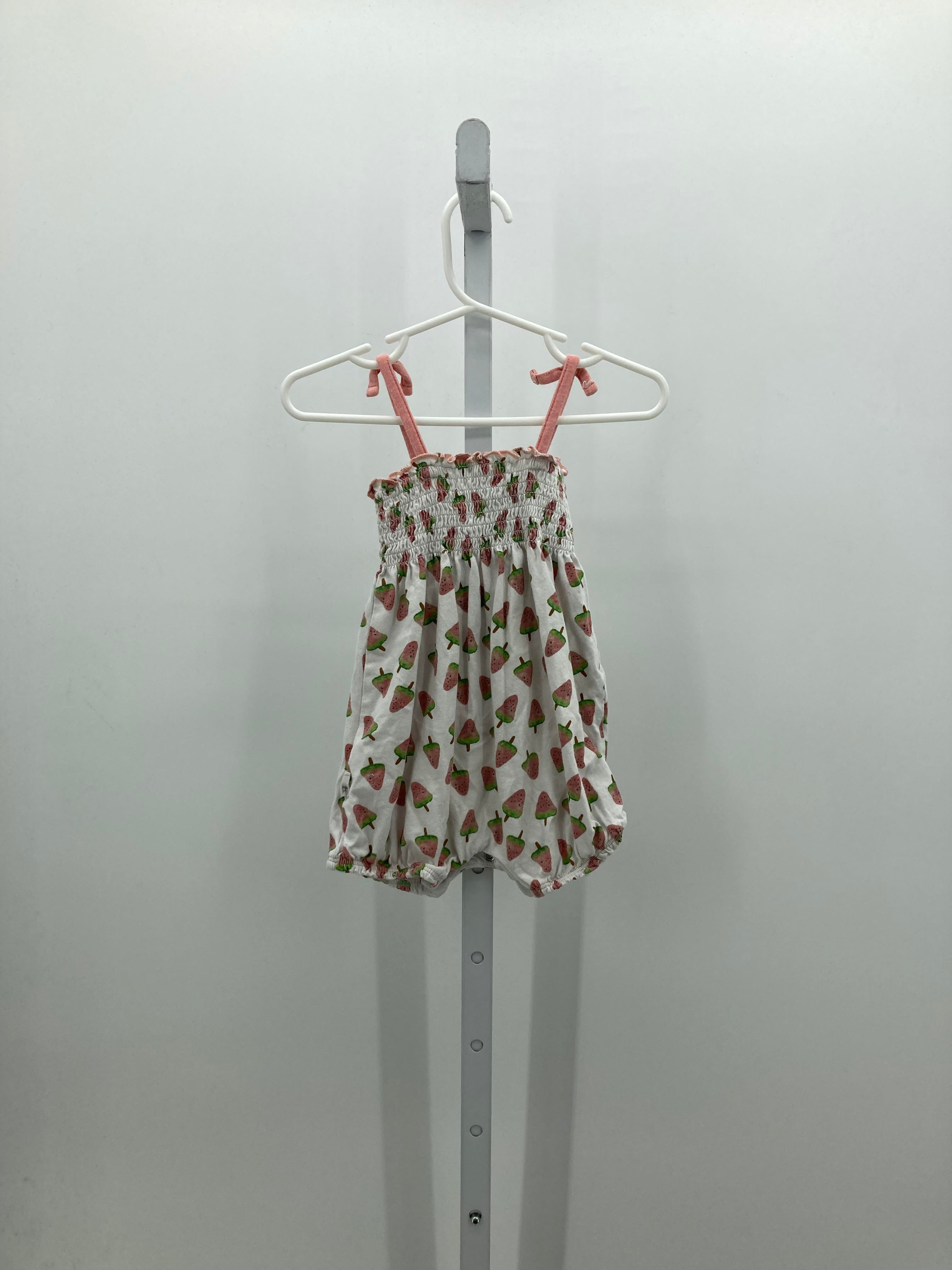 Burt's Bees Size 12 Months Girls Sleeveless Romper