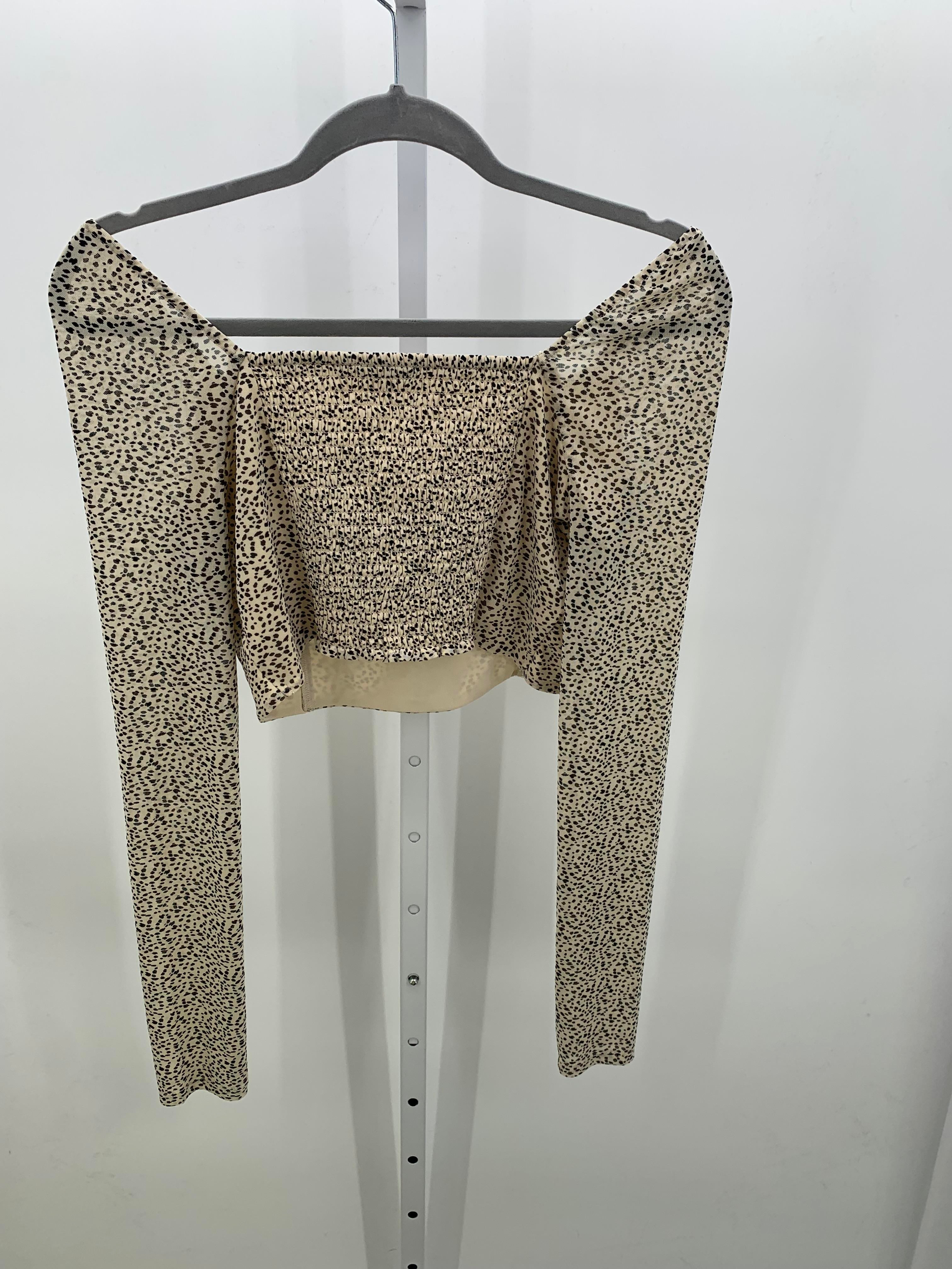 American Eagle Size Medium Juniors Long Sleeve Shirt