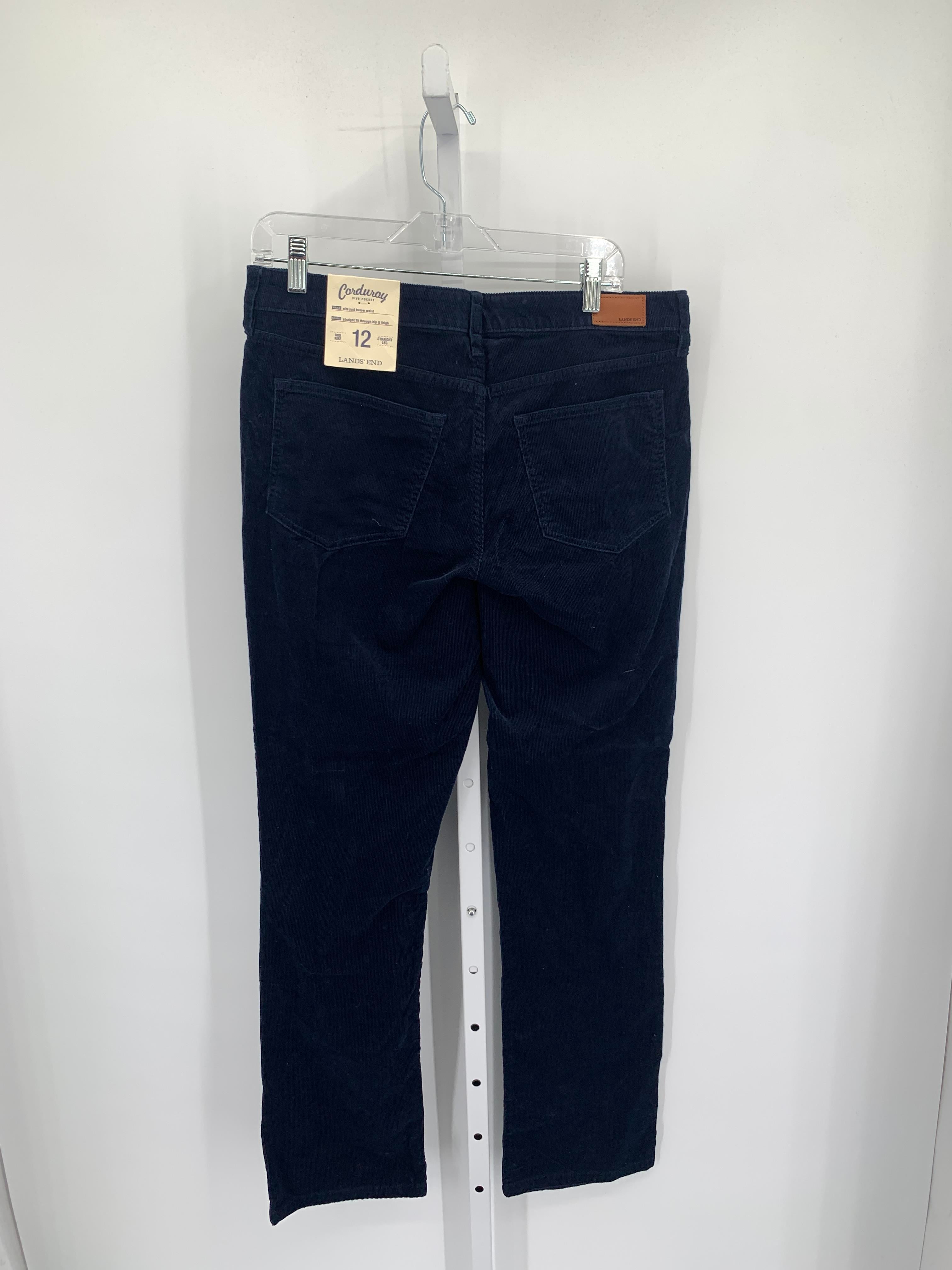 Lands End Size 12 Misses Corduroy Pants