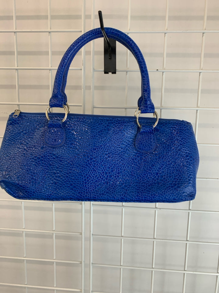 BLUE REPTILE DESIGNED WINE COOLER BAG.
