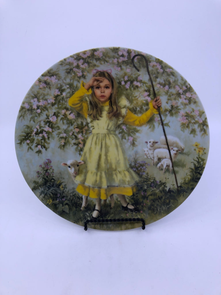 LITTLE BO PEEP PLATE.