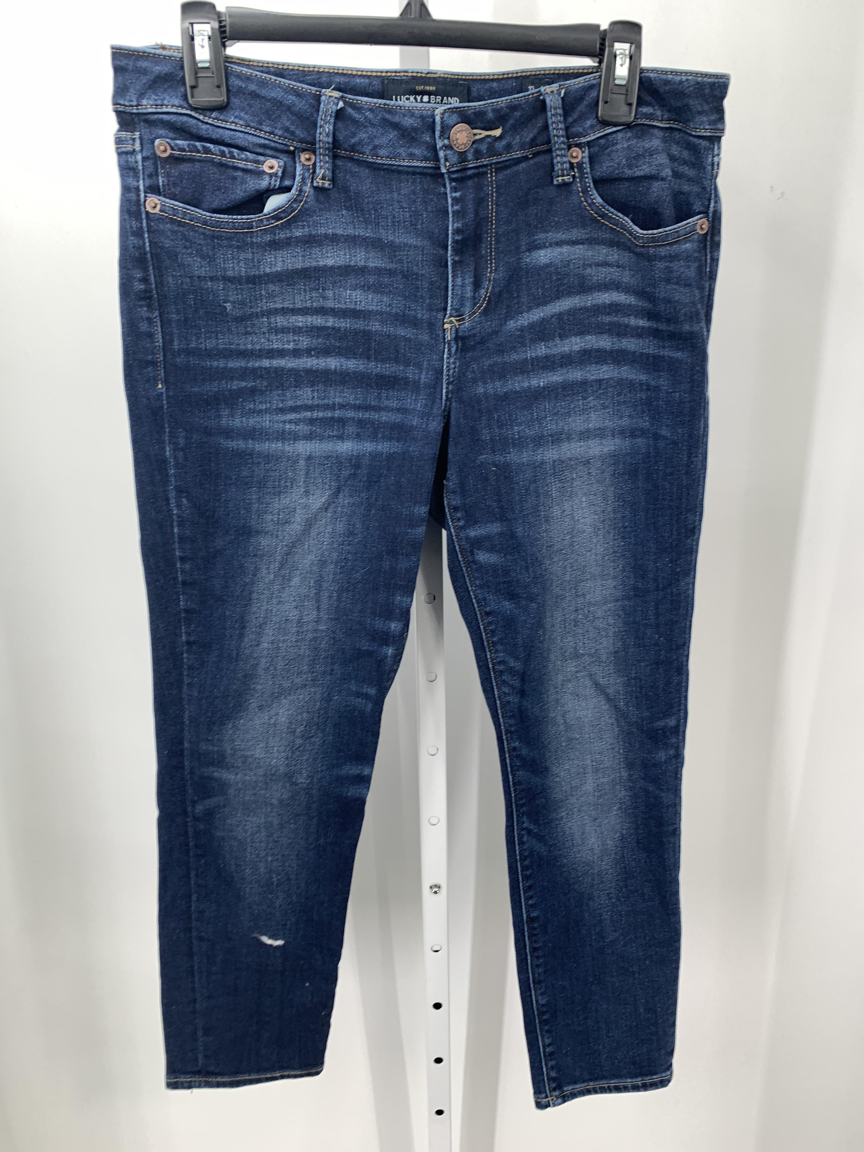 Lucky Brand Size 10 Misses Cropped Jeans