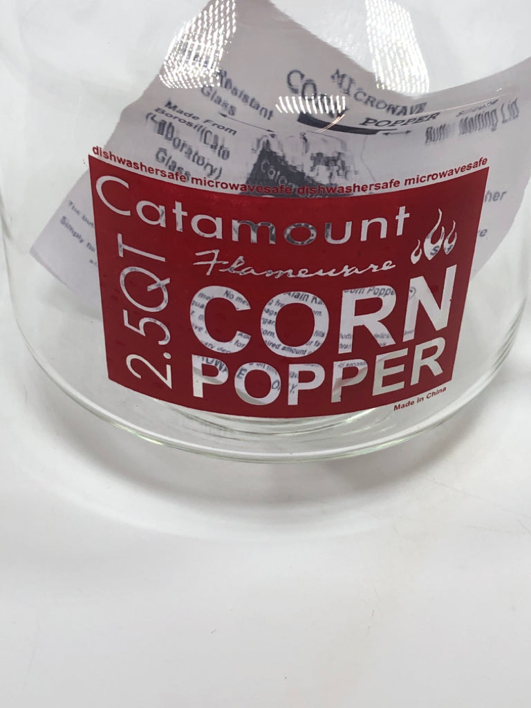 CATAMOUNT MICROWAVE POPCORN POPPER.