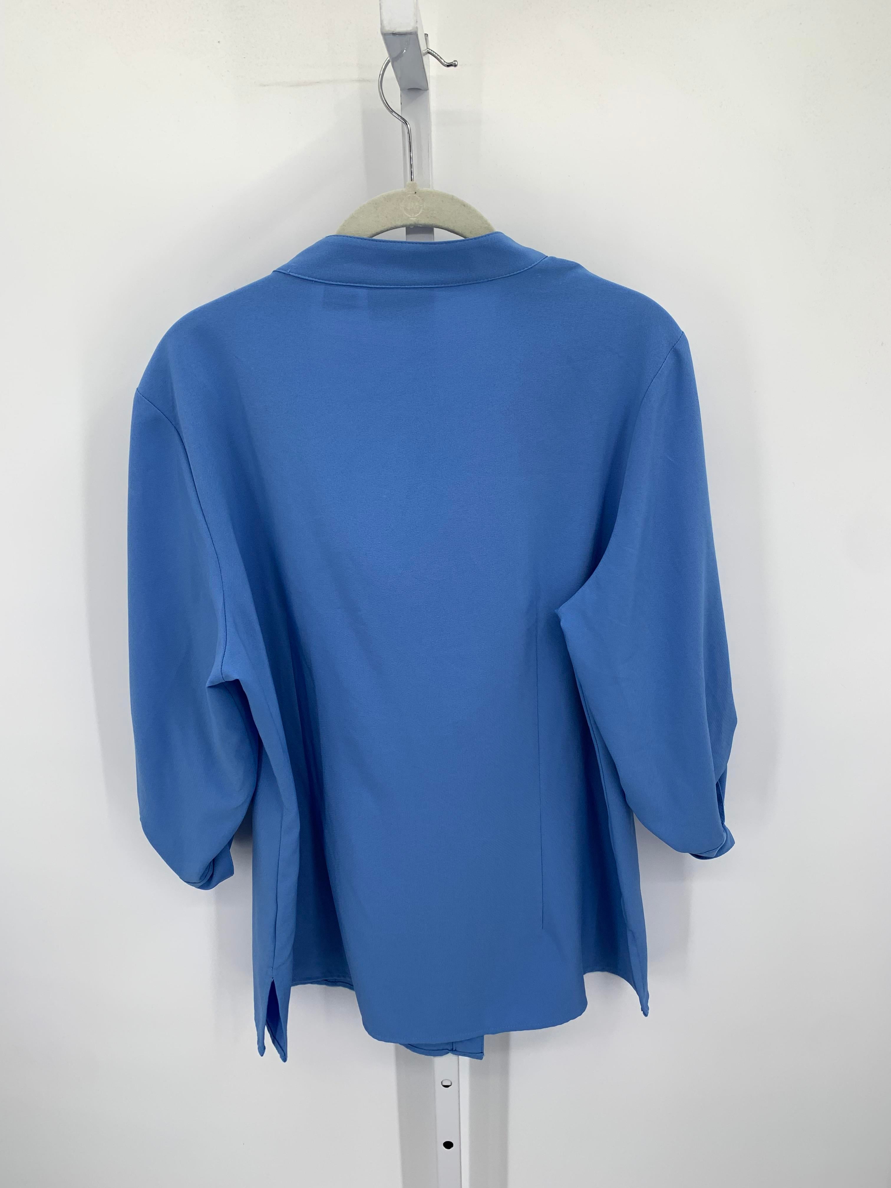 Kathy Che Size Extra Large Misses 3/4 Sleeve Shirt