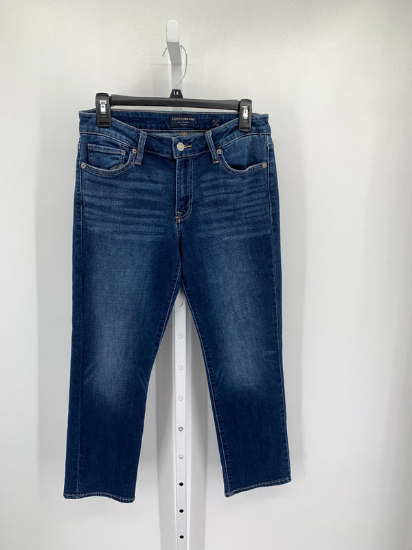 Lucky Brand Size 6 Misses Cropped Jeans