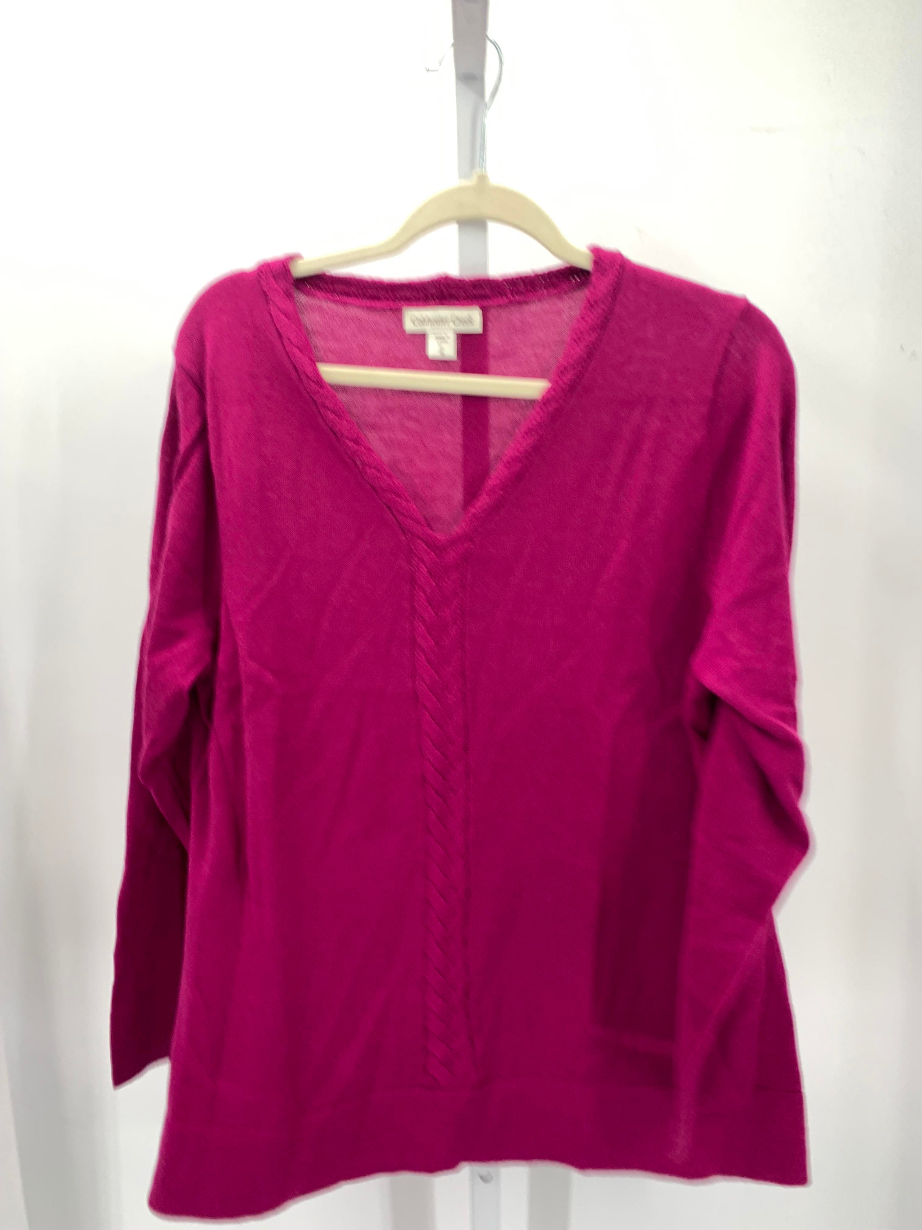 Coldwater Creek Size 1X Womens Long Slv Sweater