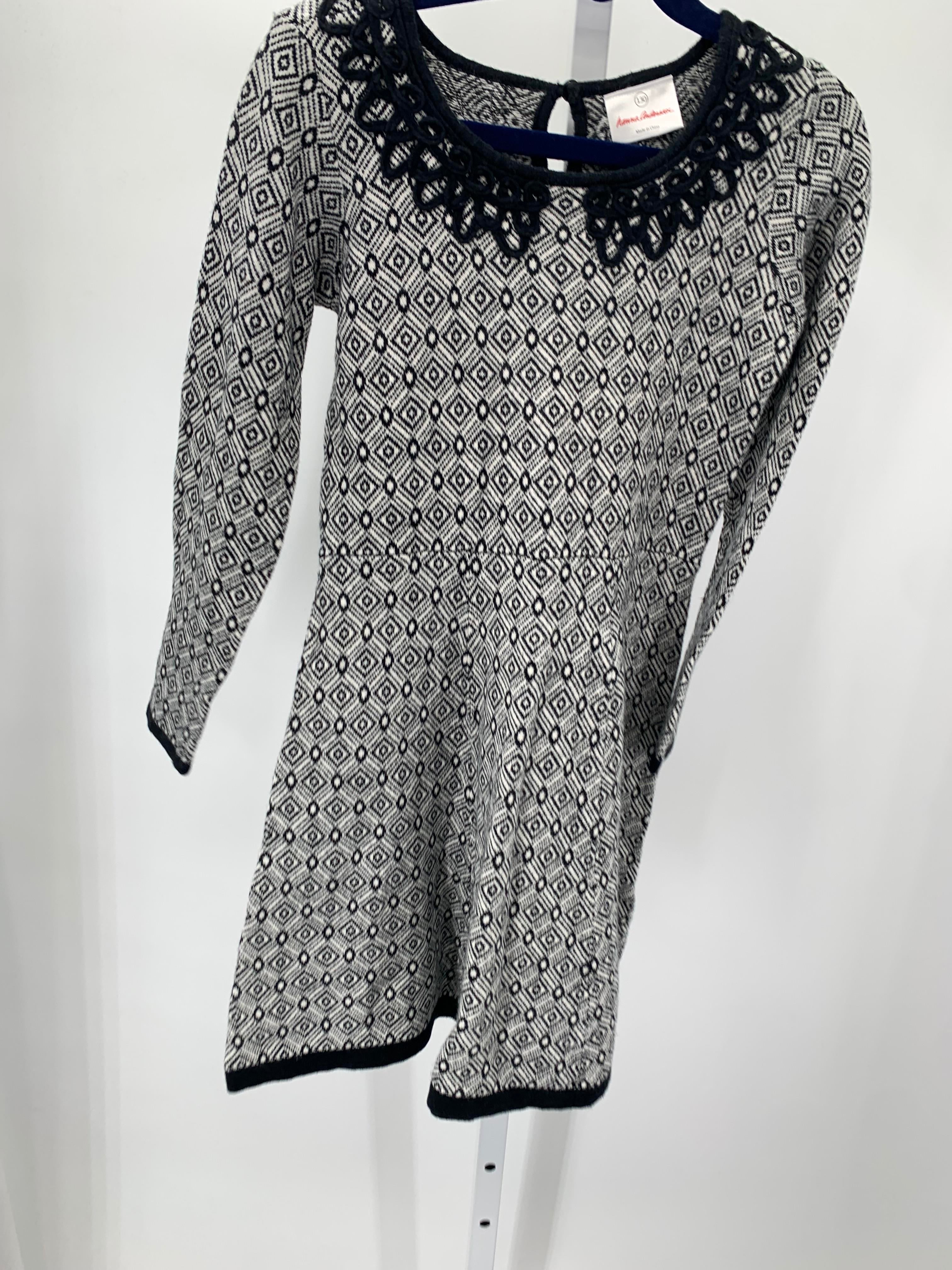 Hanna Anderson Size 8 Girls Long Sleeve Dress