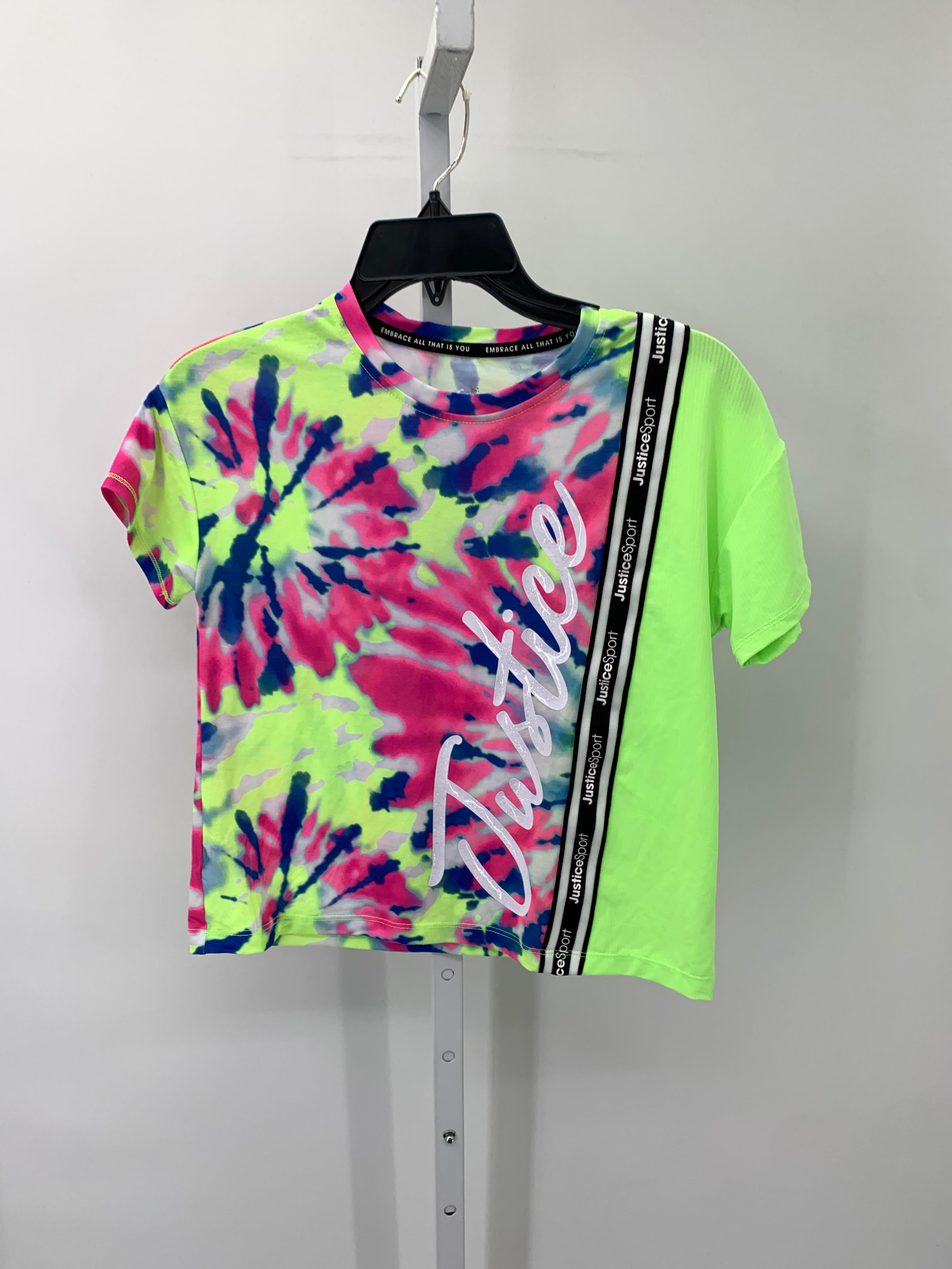Justice Size 7-8 Girls Short Sleeve Shirt