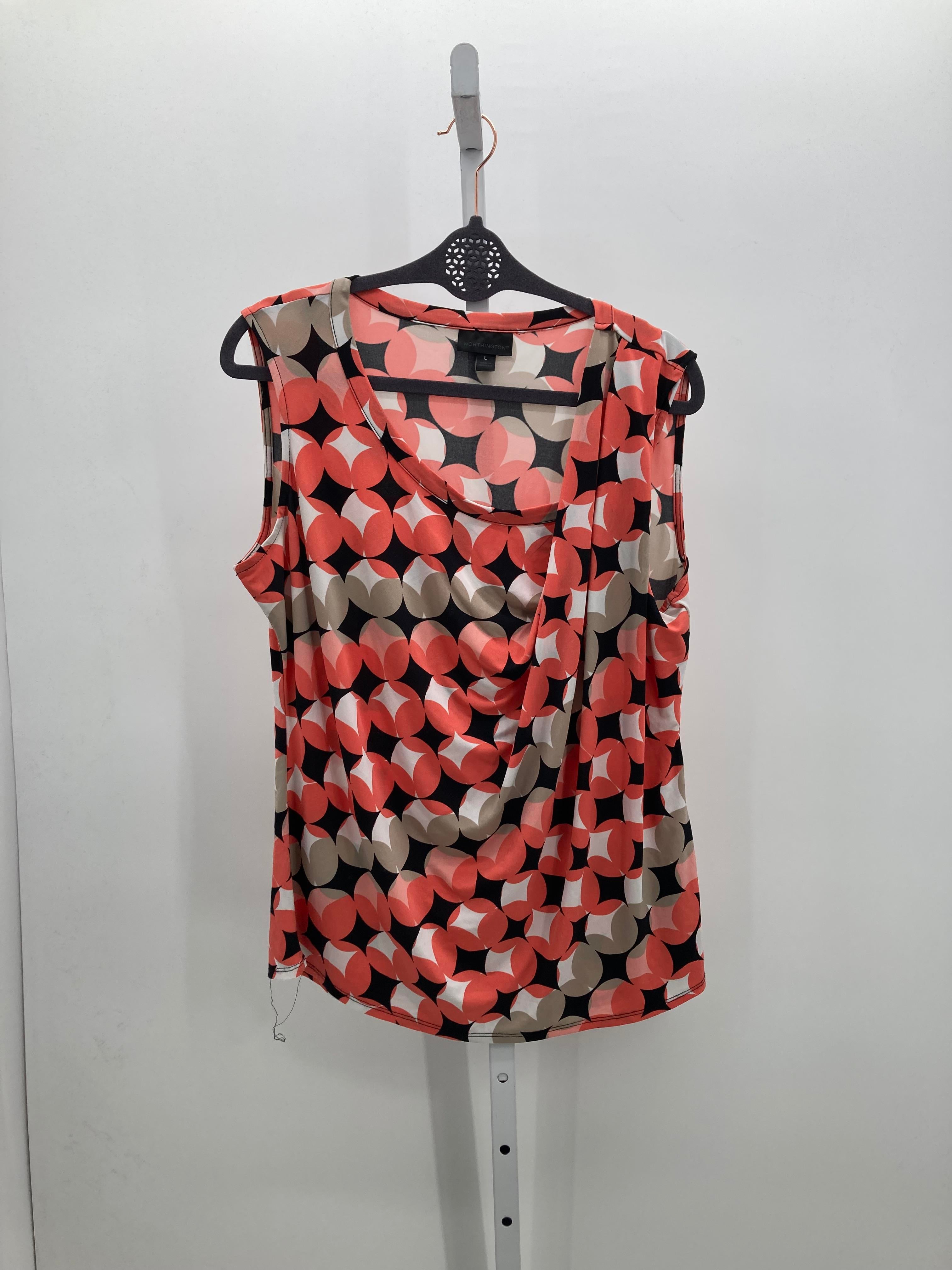 Worthington Size Large Misses Sleeveless Shirt