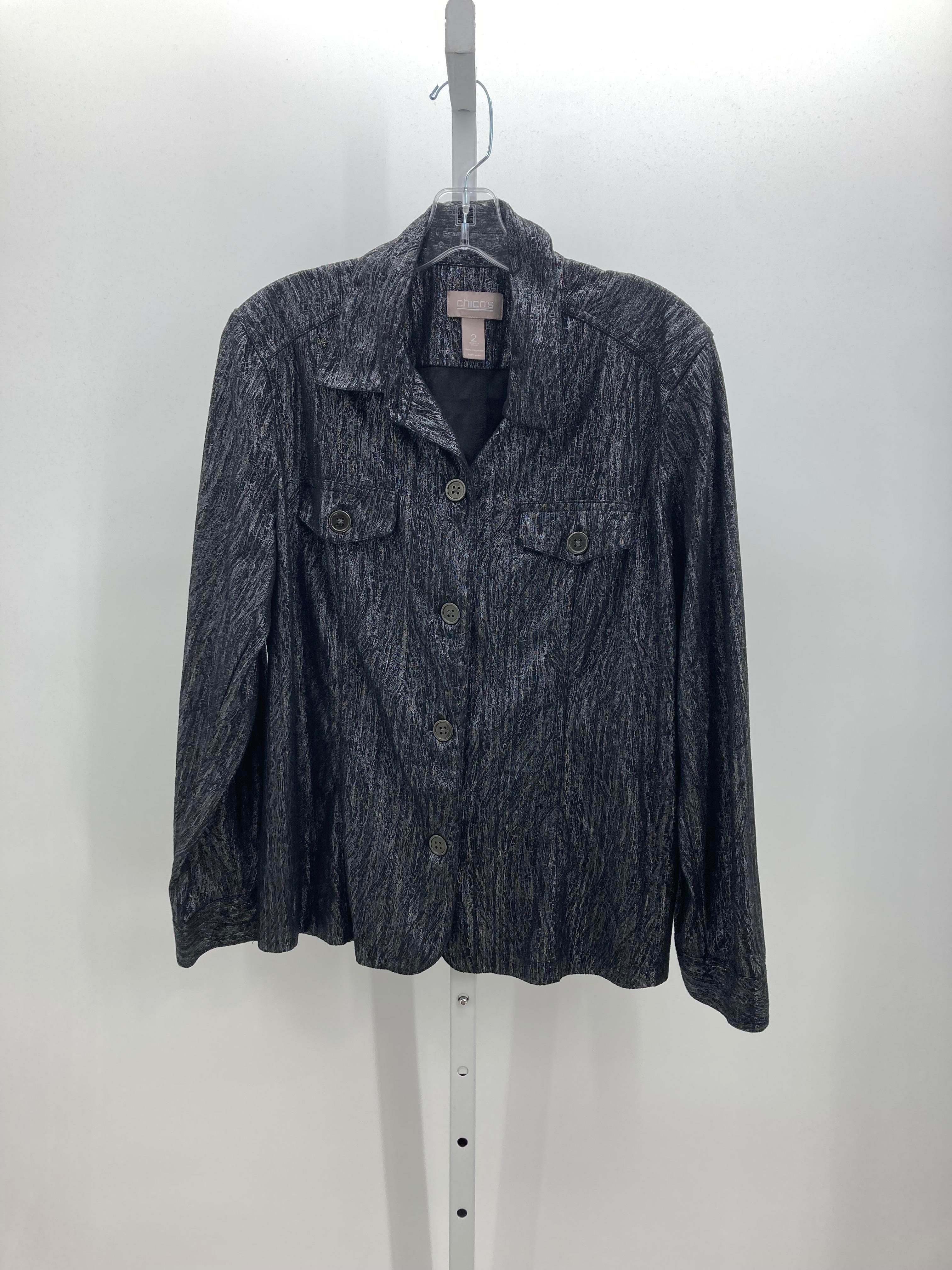 Chico's Size Medium Misses Long Sleeve Shirt