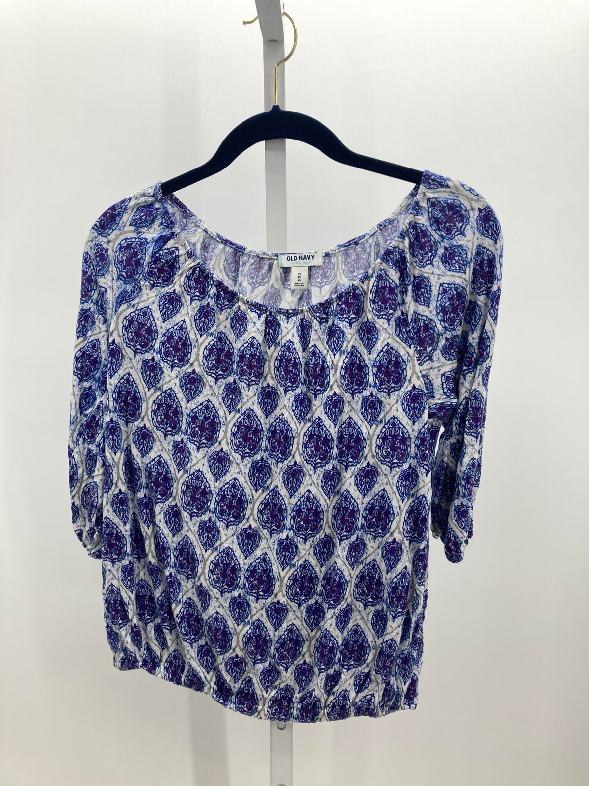 Old Navy Size X Small Misses 3/4 Sleeve Shirt