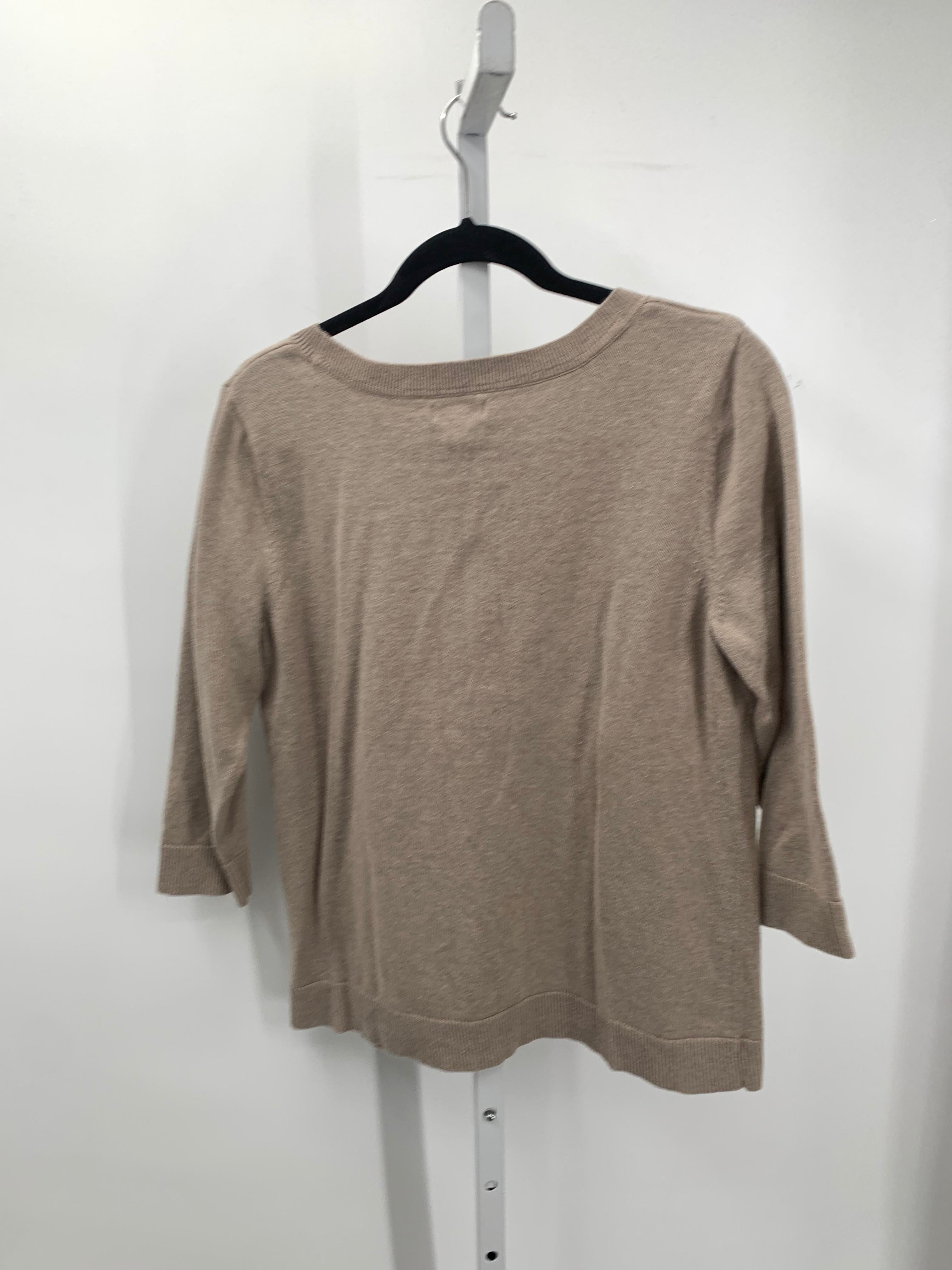 Croft & Barrow Size Large Misses 3/4 Sleeve Sweater