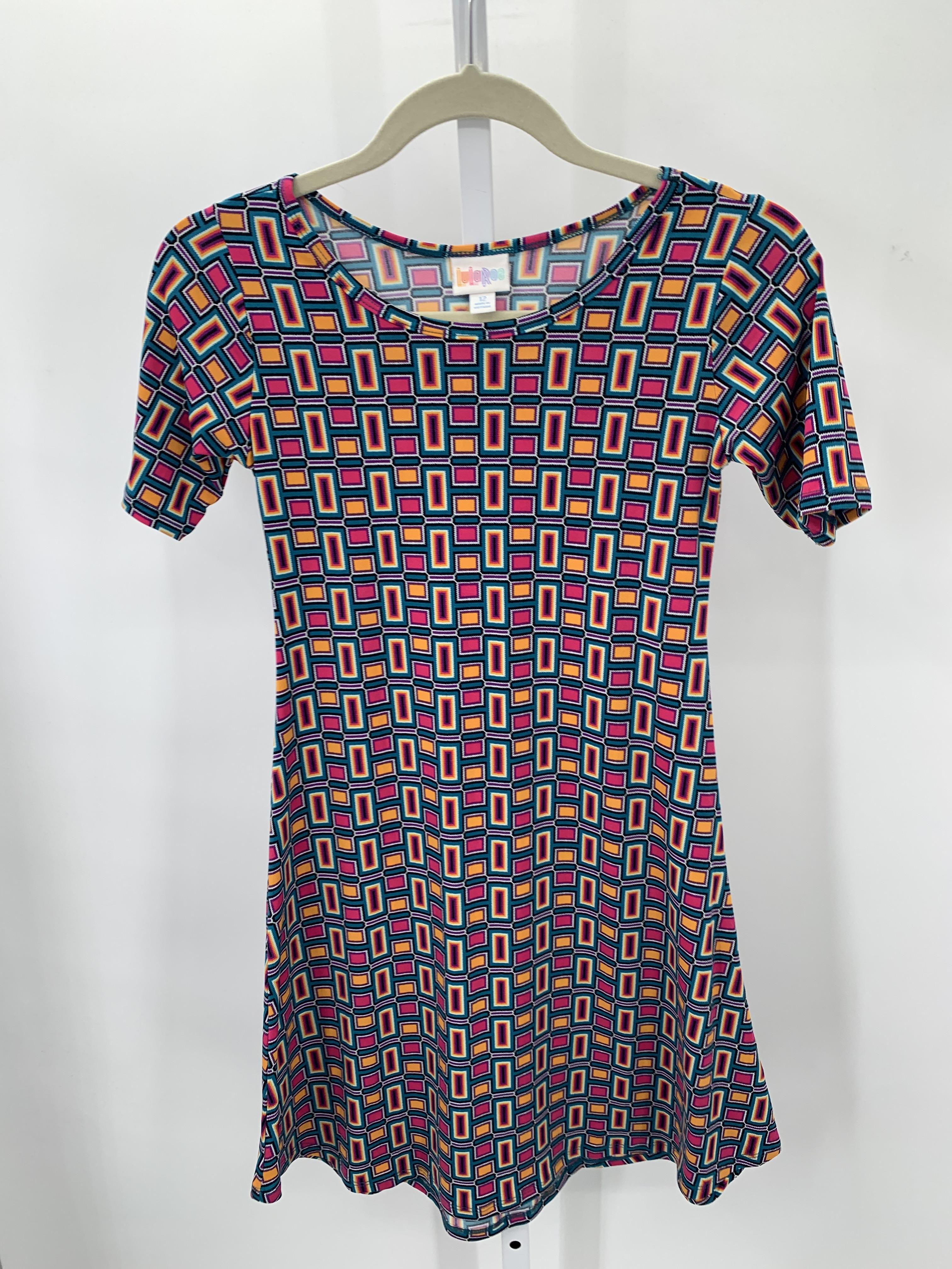 Lularoe Size 12 Girls Short Sleeve Dress