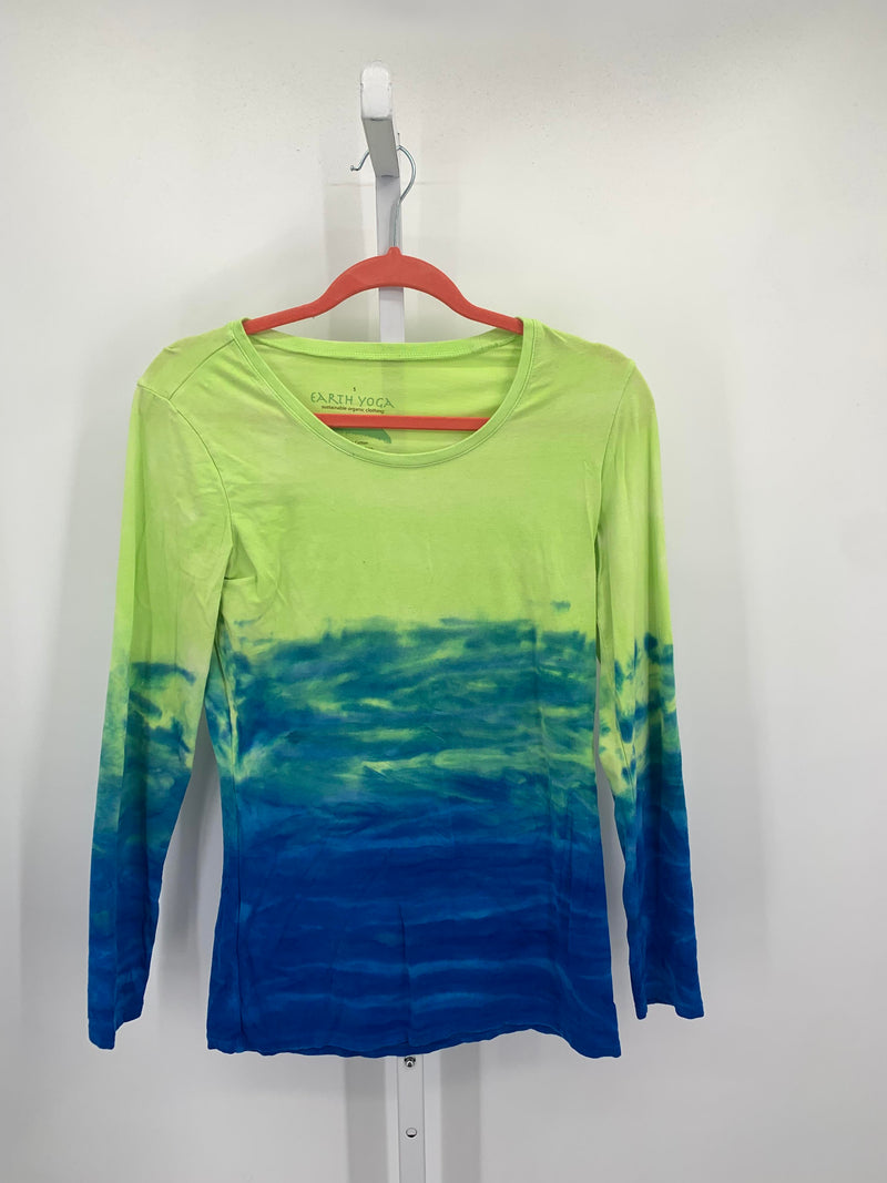 Earth Yoga Size Small Misses Long Sleeve Shirt