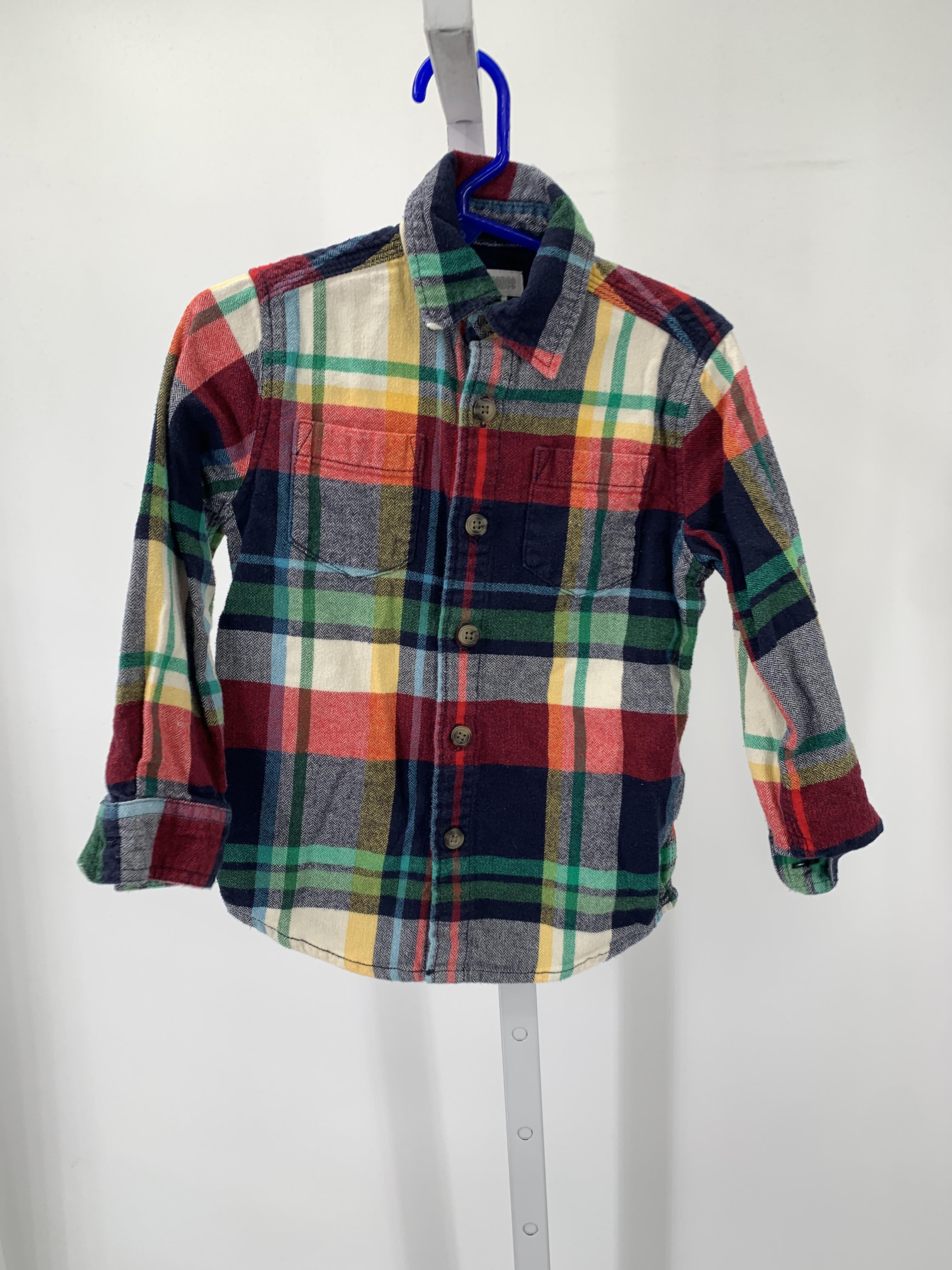 PLAID BTN DOWN