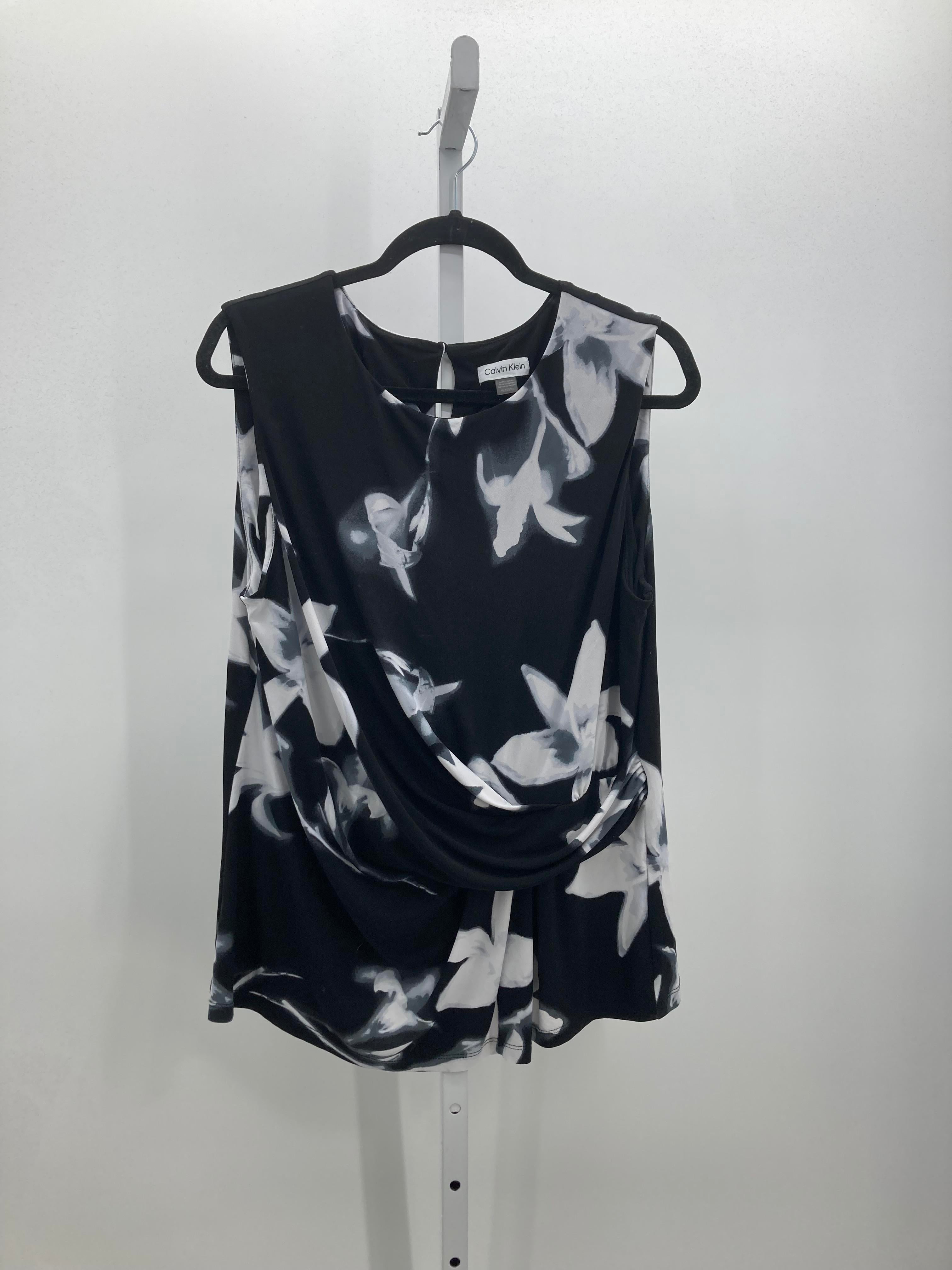Calvin Klein Size Extra Large Misses Sleeveless Shirt