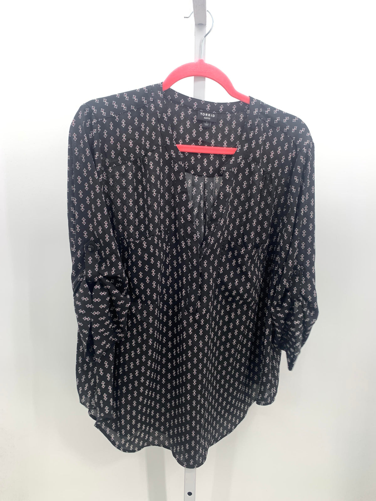 Torrid Size 1X Womens 3/4 Sleeve Shirt