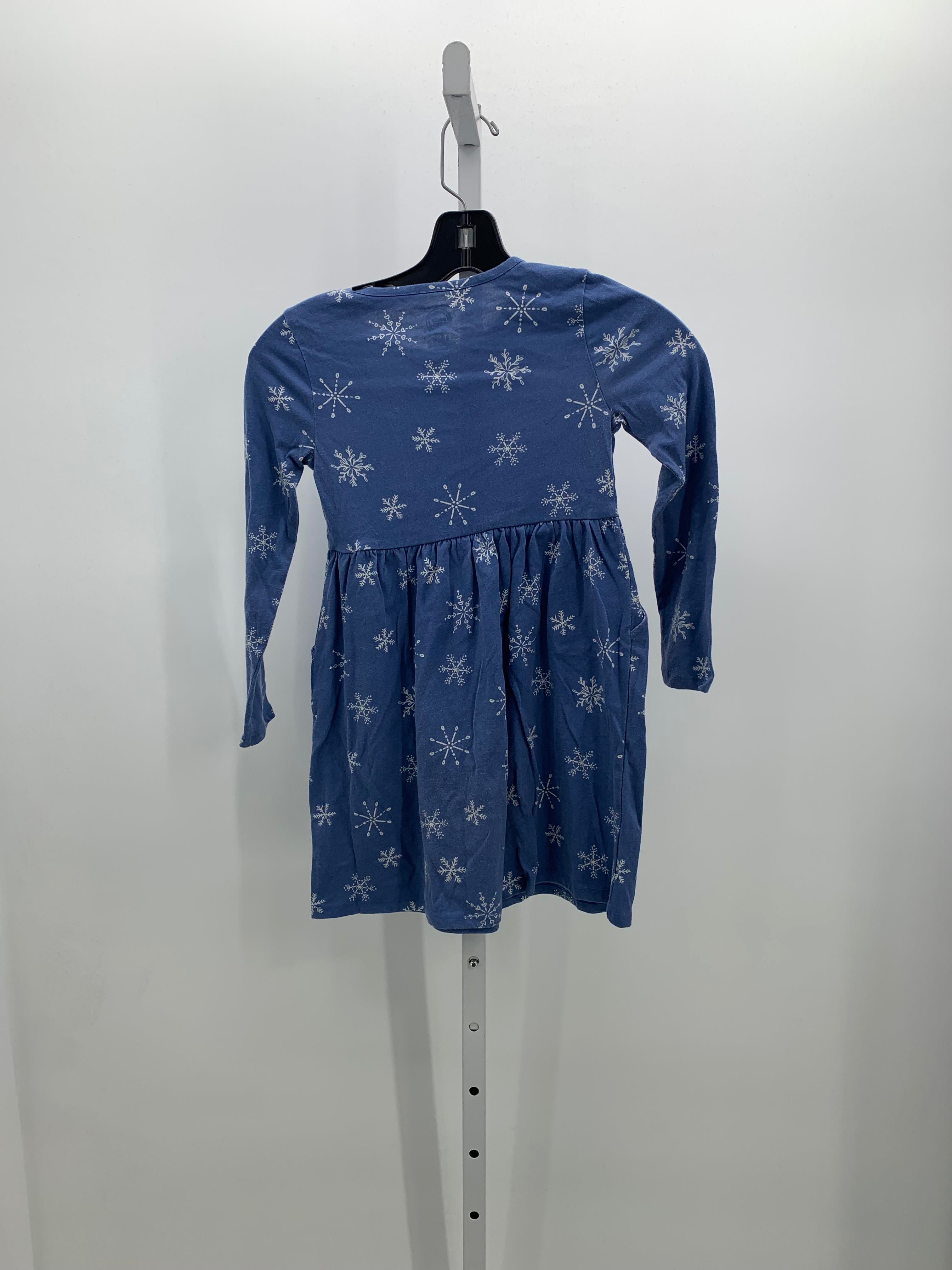 LONG SLV DRESS SNOWFLAKES