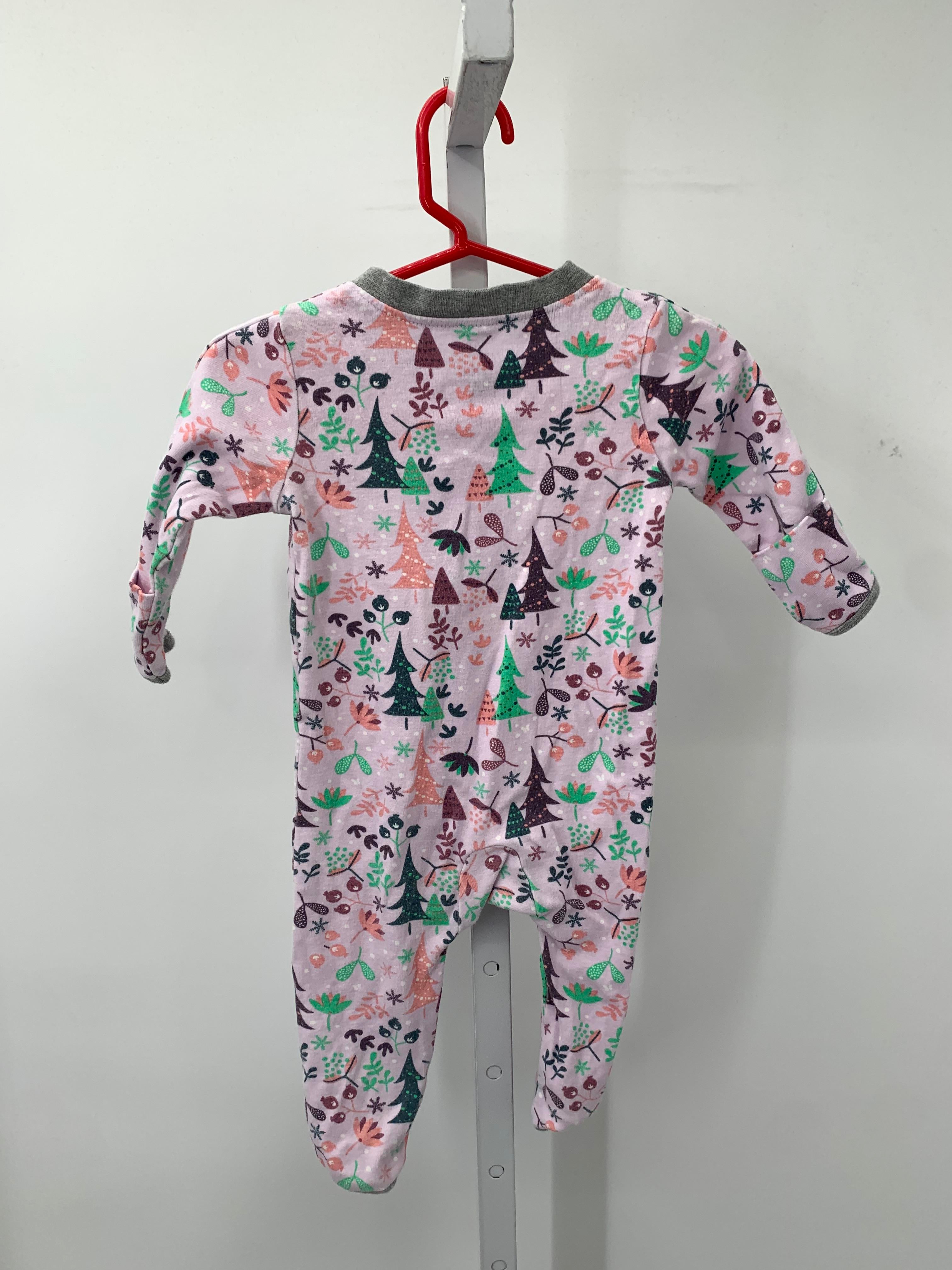 Size 3-6 Months Girls Long Slv. Romper