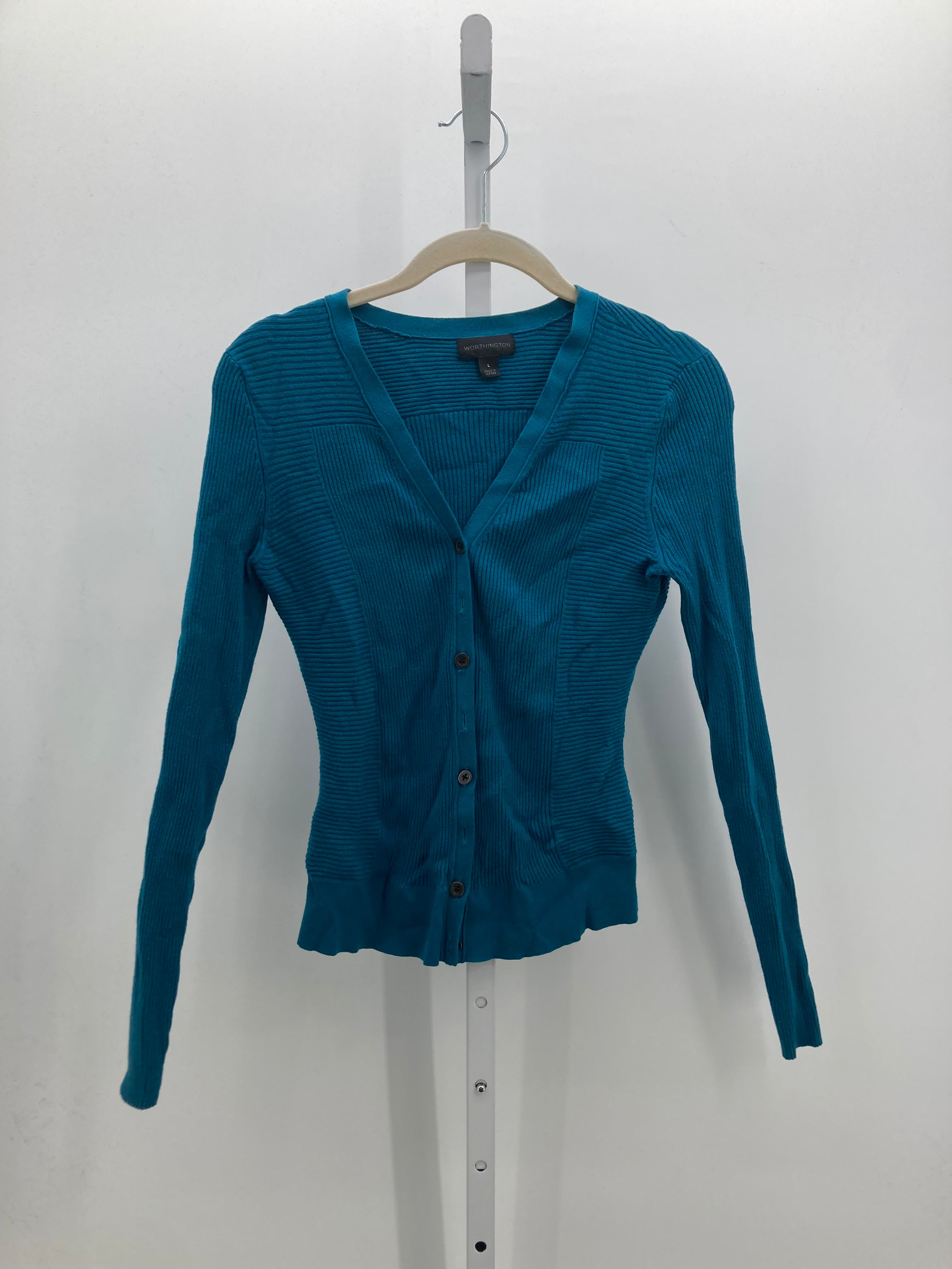 Worthington Size Large Misses Long Slv Sweater