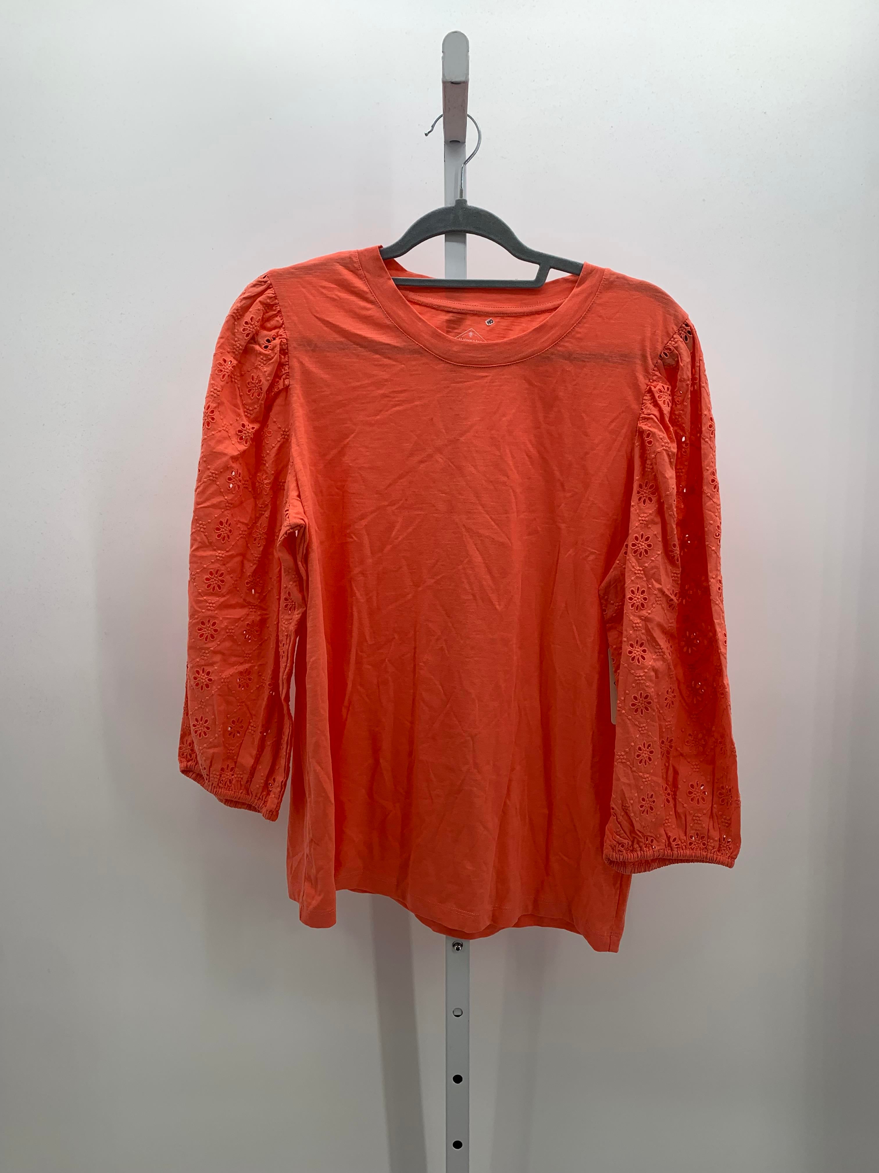 St. Johns Bay Size Large Misses 3/4 Sleeve Shirt