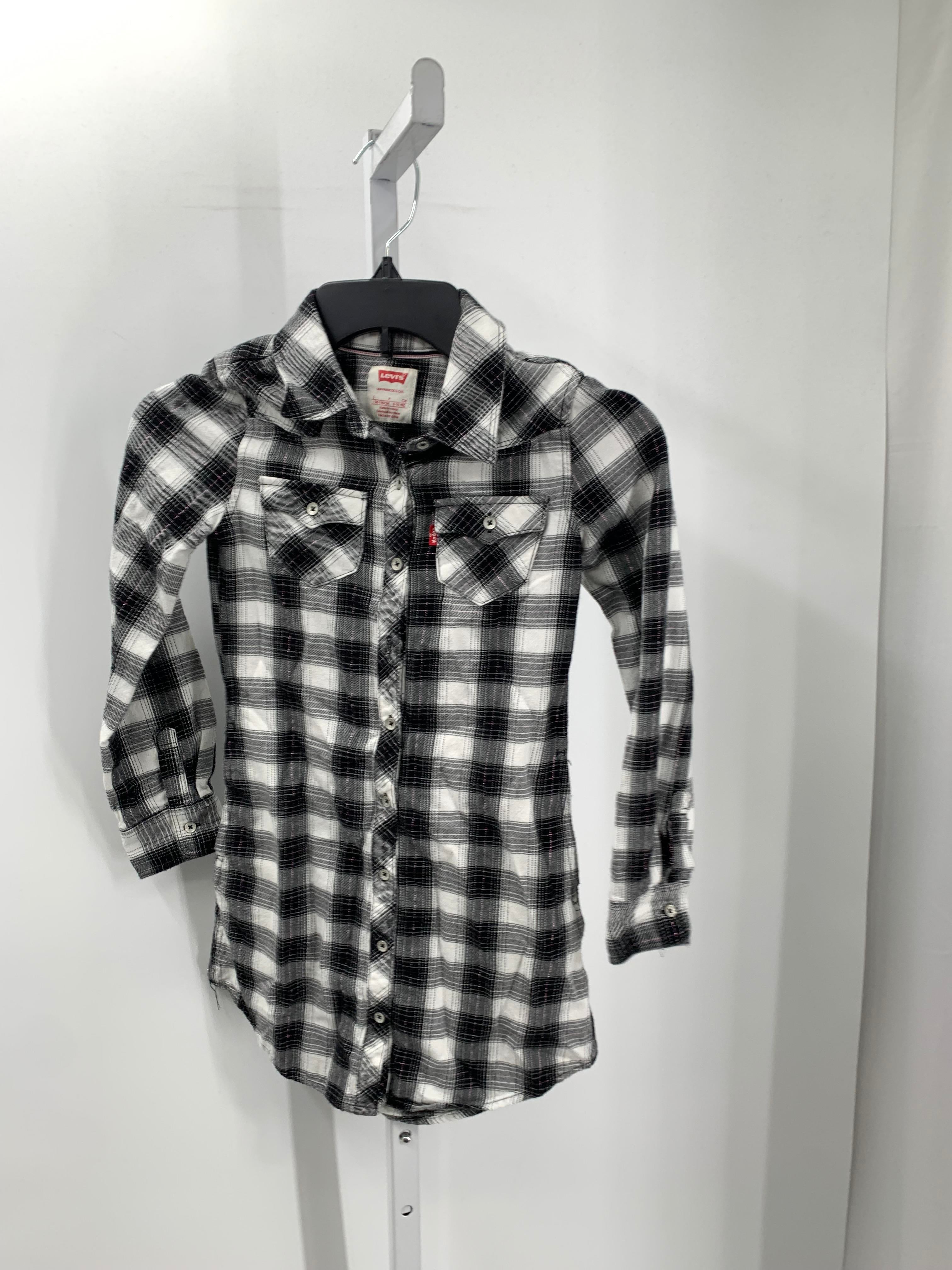 Levis Size 8-10 Girls Long Sleeve Dress