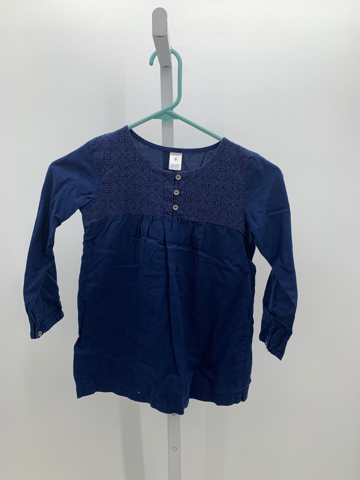 Carters Size 6 Girls Long Sleeve Shirt