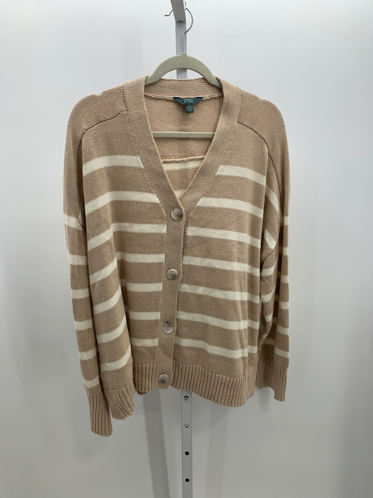 Terra & Sky Size 1X Womens Long Slv Sweater