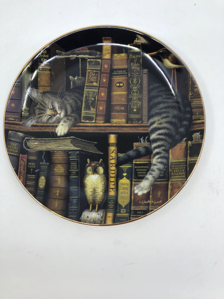 PURR-FECT PLACES COLLECTORS PLATE- CHARLES WYSOCKI.
