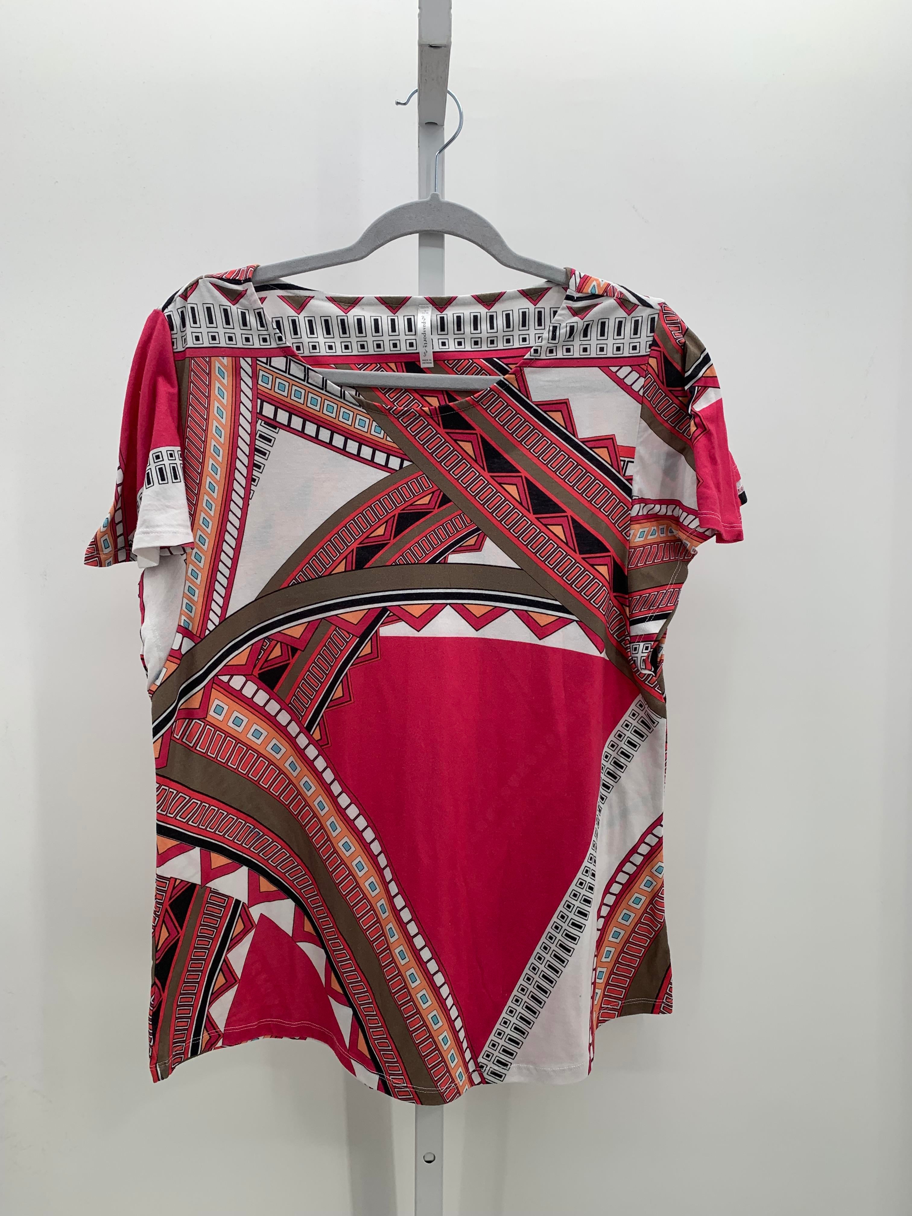 Passport Size Large Misses Short Sleeve Shirt