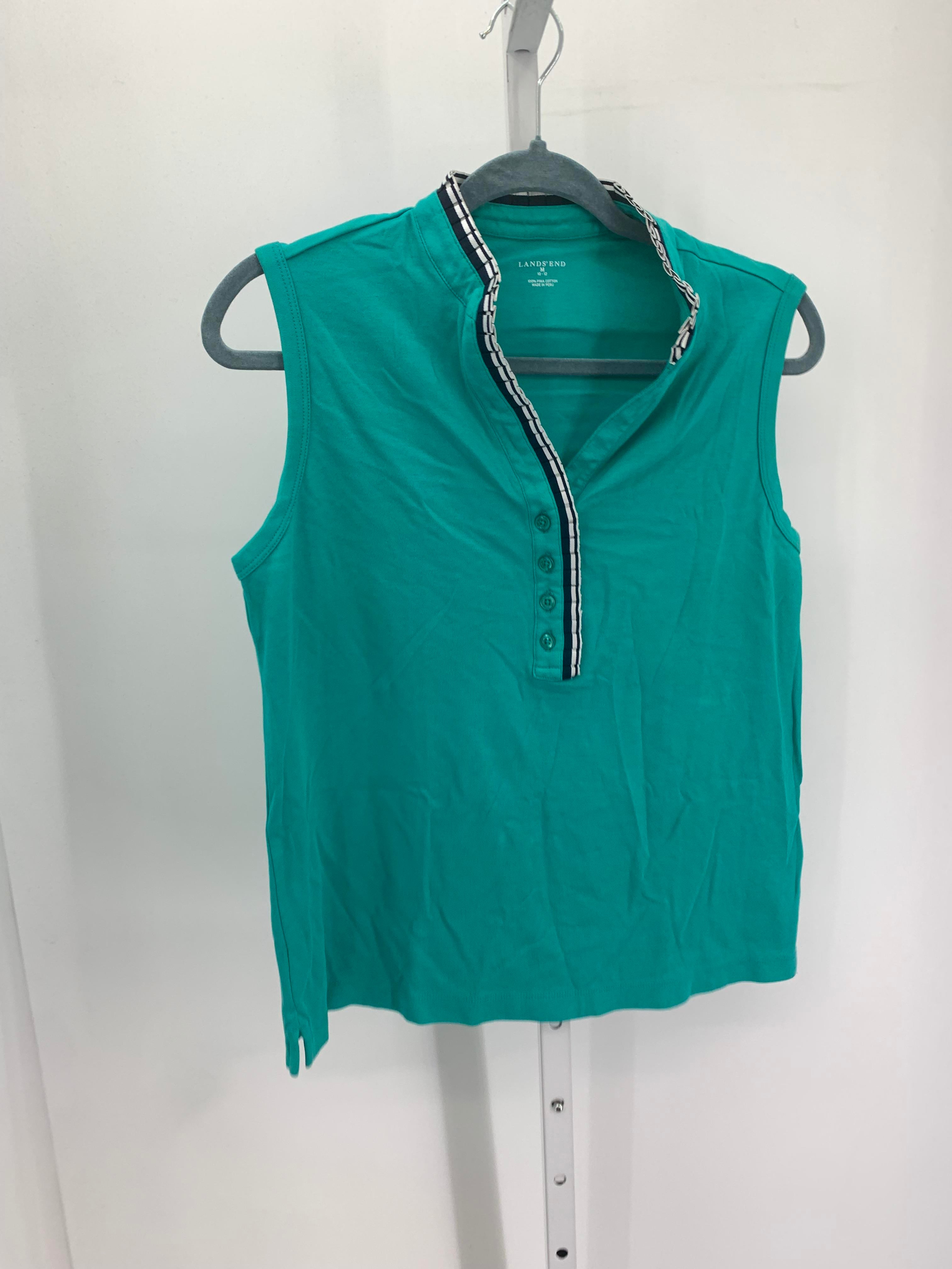 Lands End Size Medium Misses Sleeveless Shirt