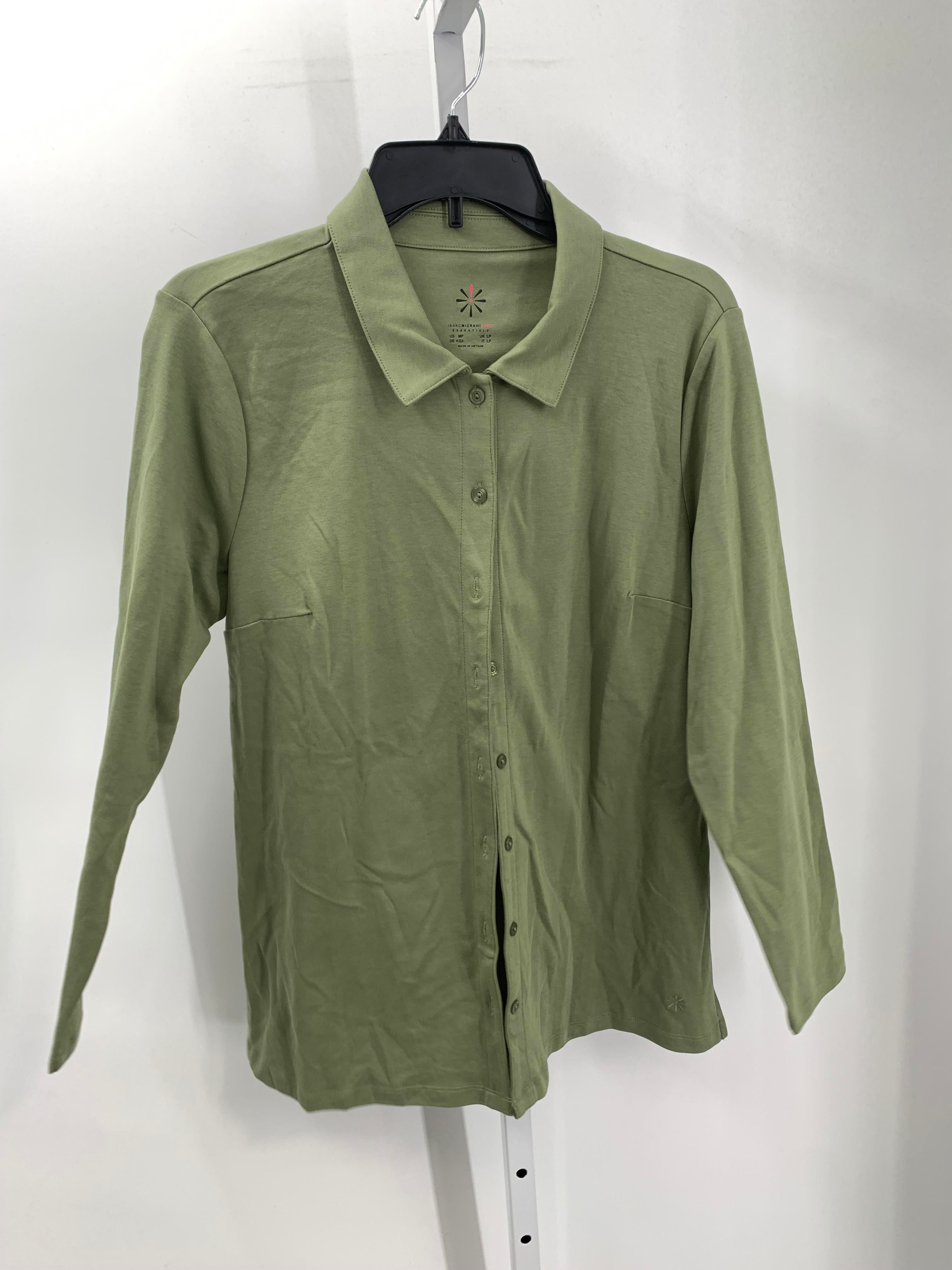 Isaac Mizrahi Size Medium Petite Petite Long Sleeve Shirt