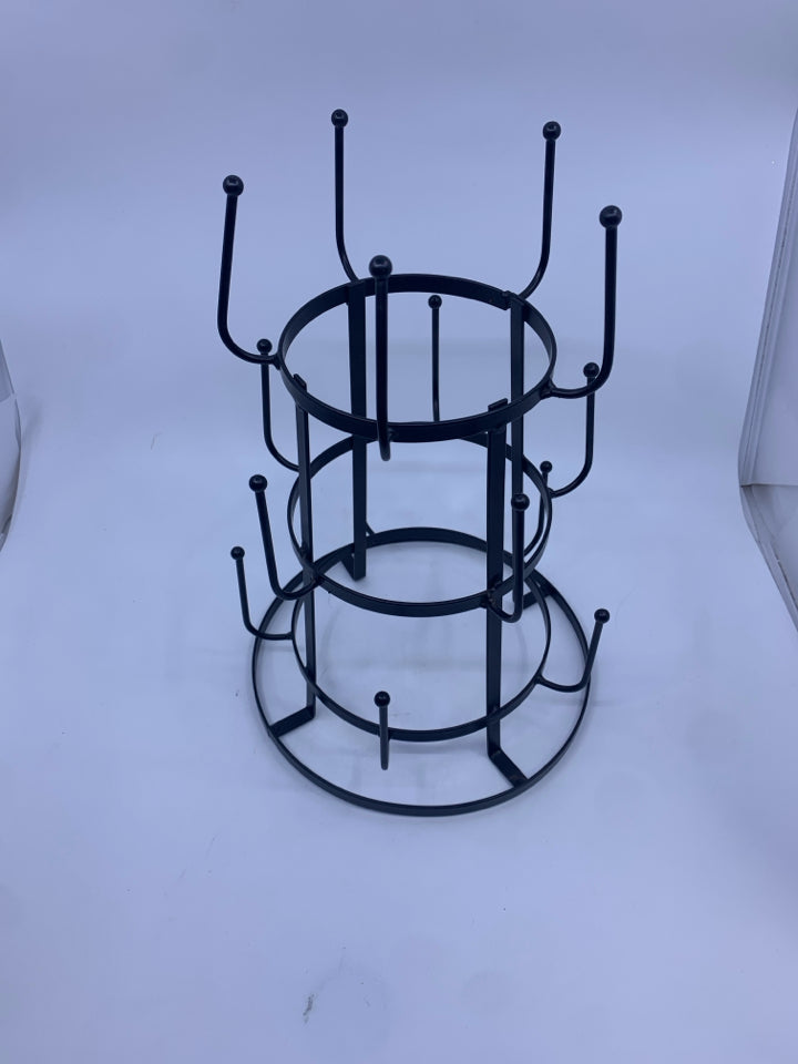 METAL 3 TIER MUG RACK.