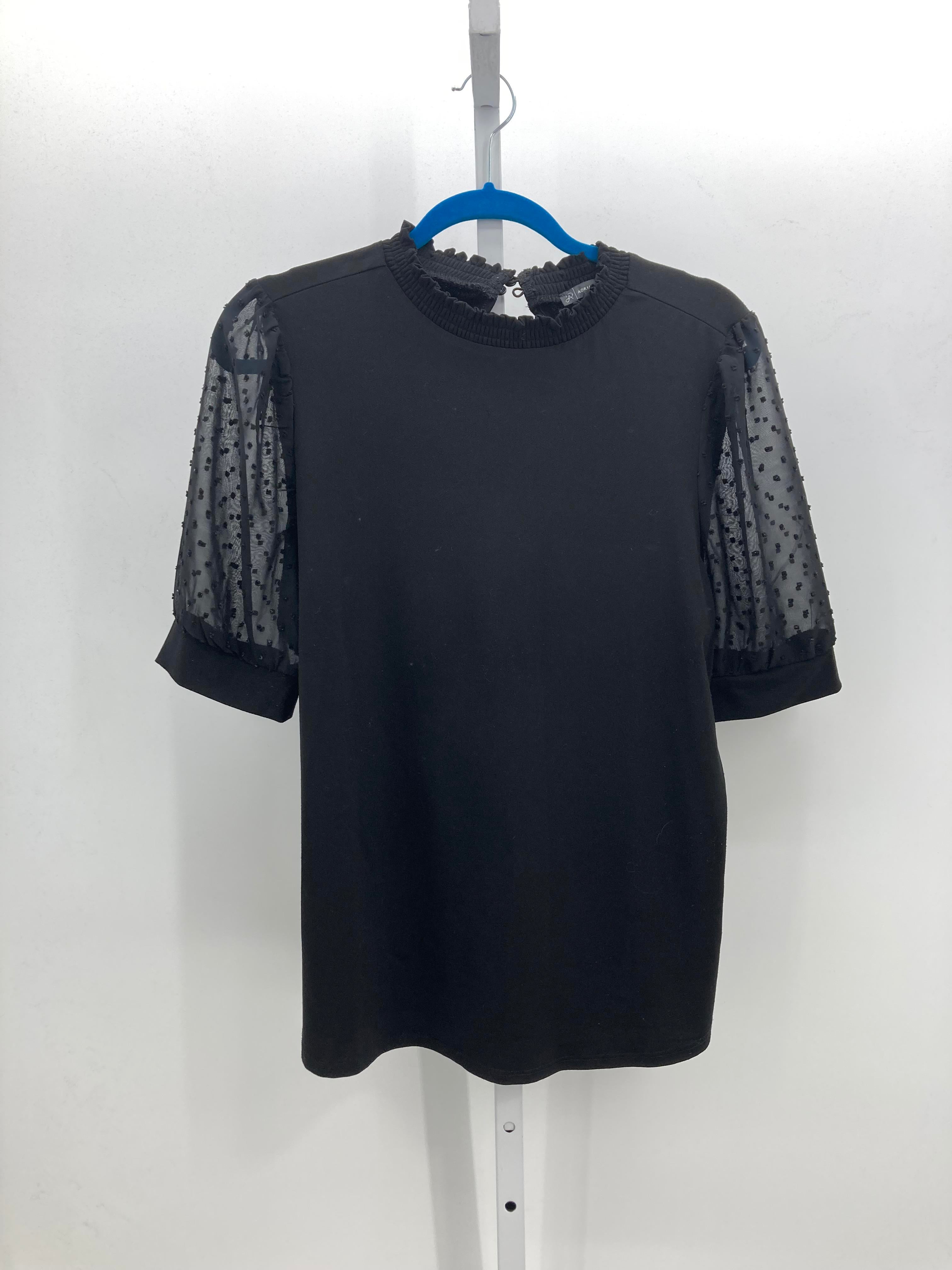 Adrianna Papell Size Large Misses Short Sleeve Shirt