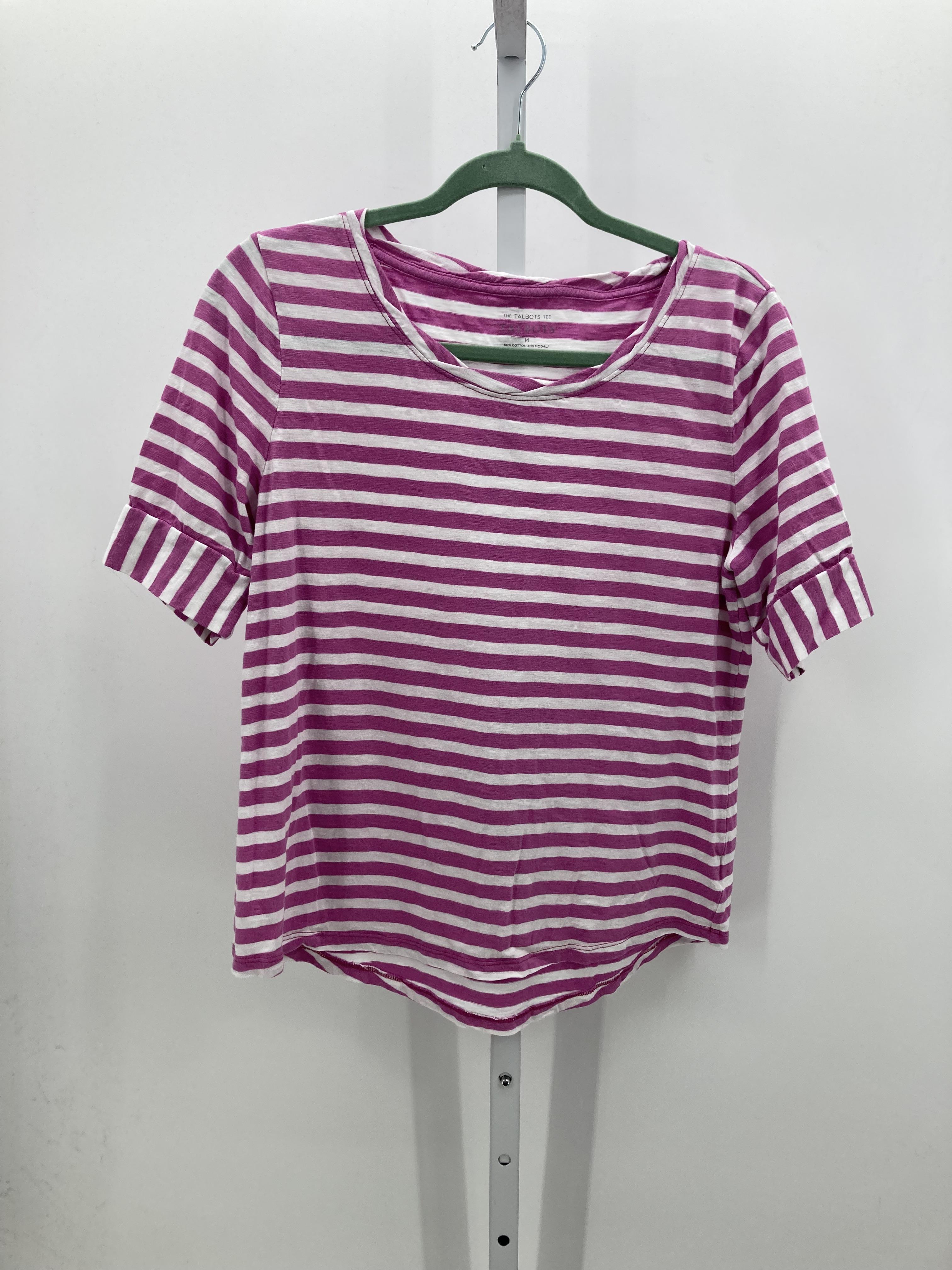 Talbots Size Medium Misses Short Sleeve Shirt