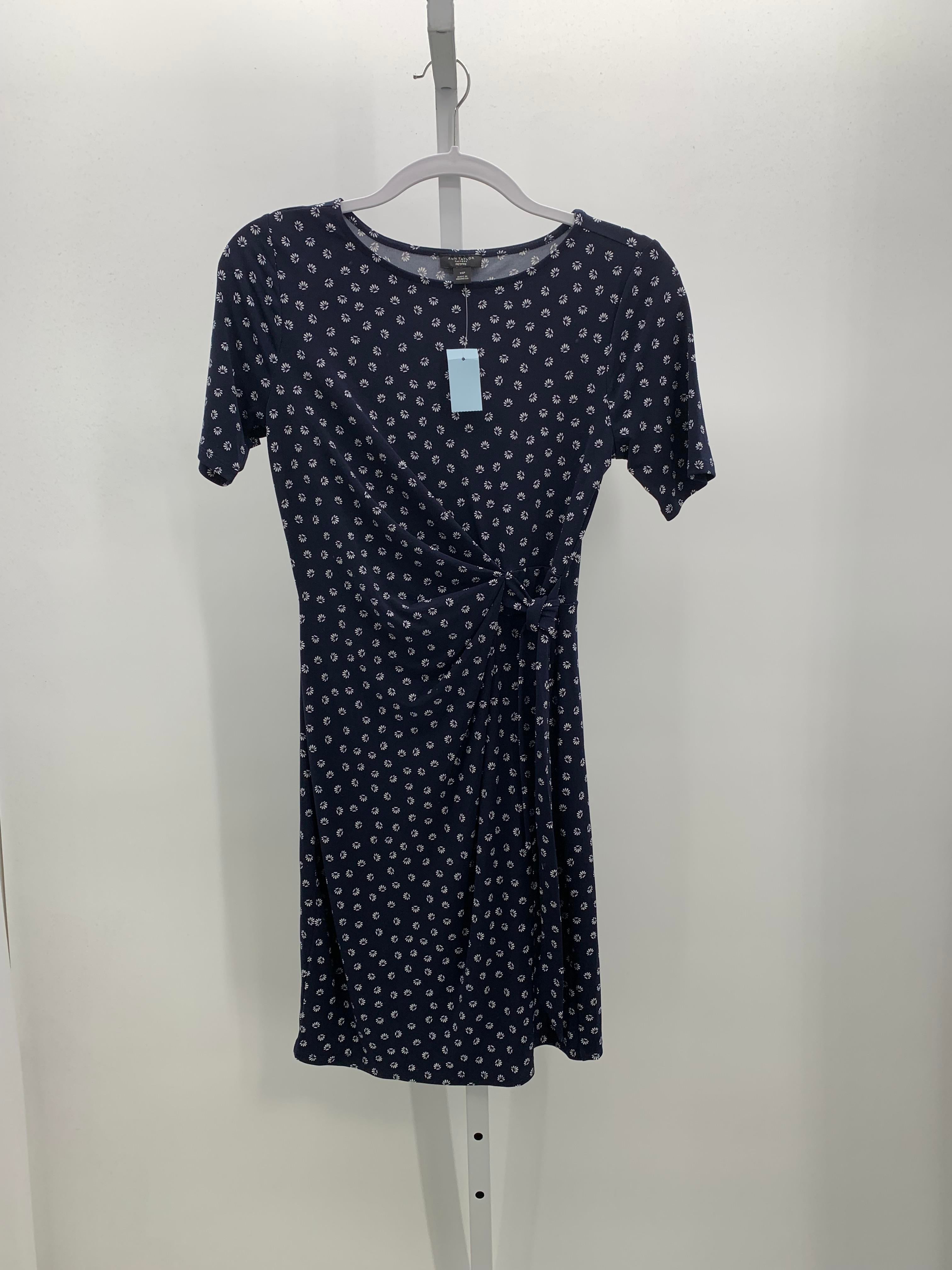 Ann Taylor Size X Small Petite Petite Short Sleeve Dress