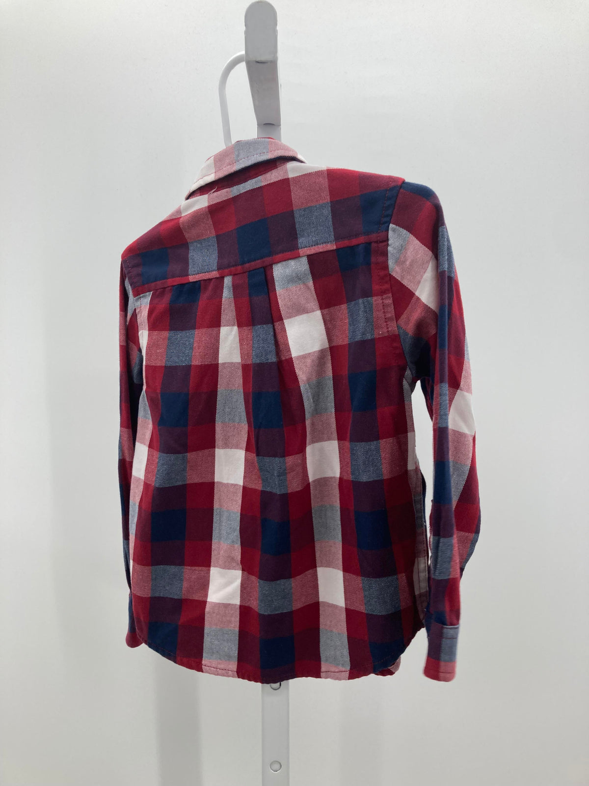 NAVY WHITE PLAID