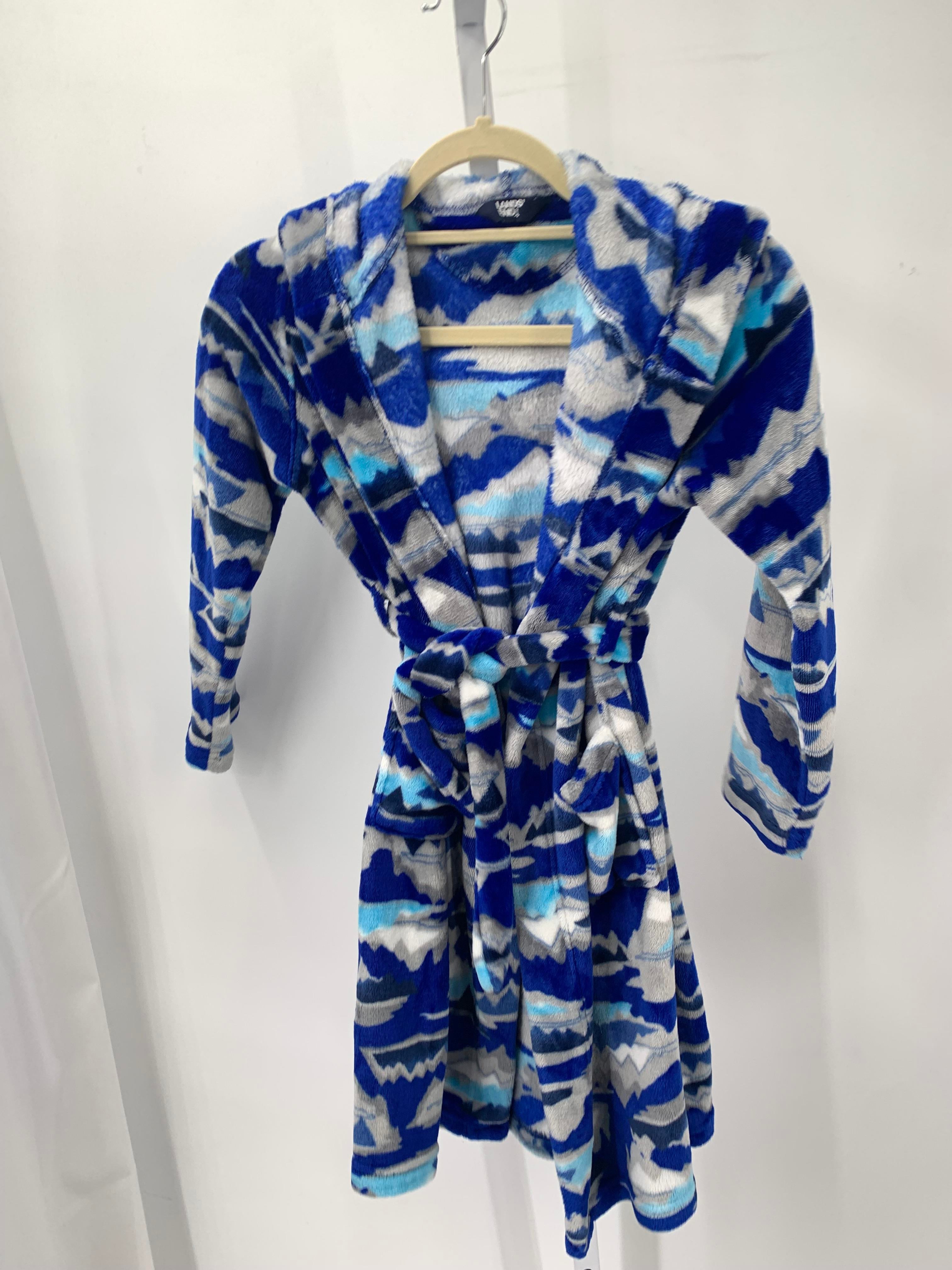 GREY PATTERN HOODED FLEECE